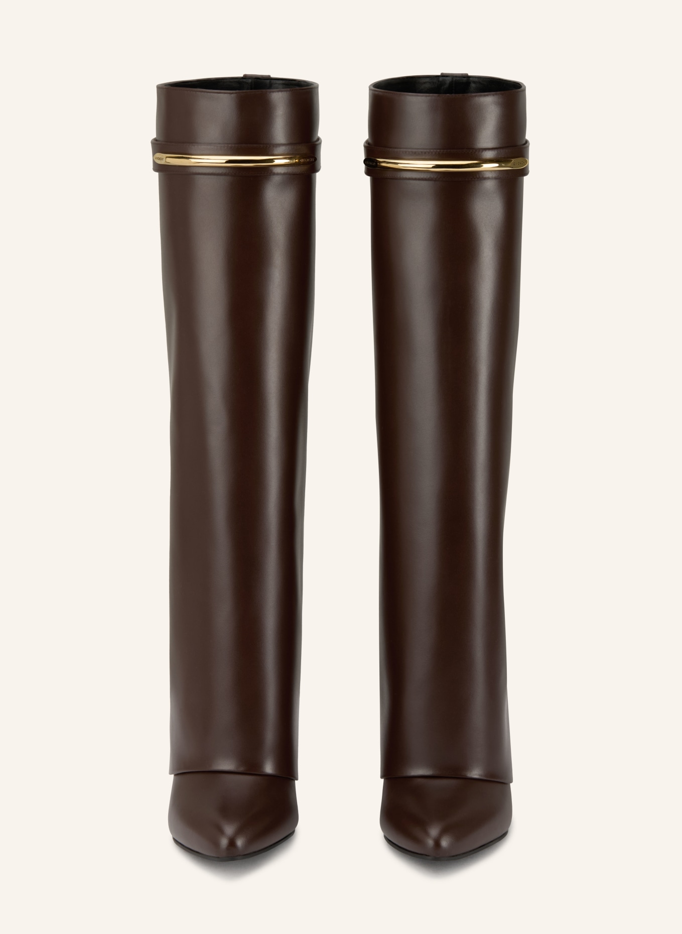 GIVENCHY boots: DARK BROWN