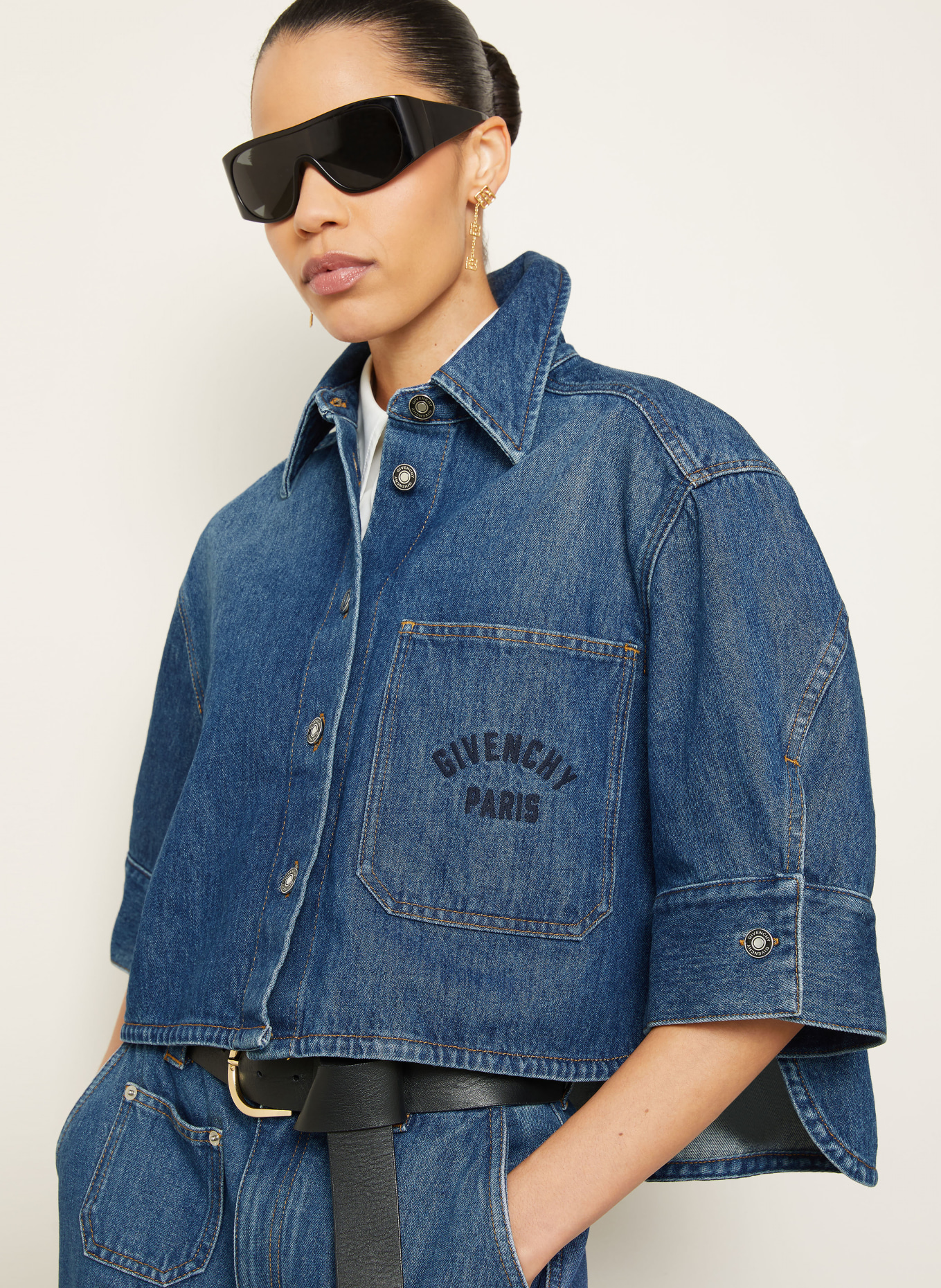 GIVENCHY Jeansjacke: 420 MEDIUM BLUE