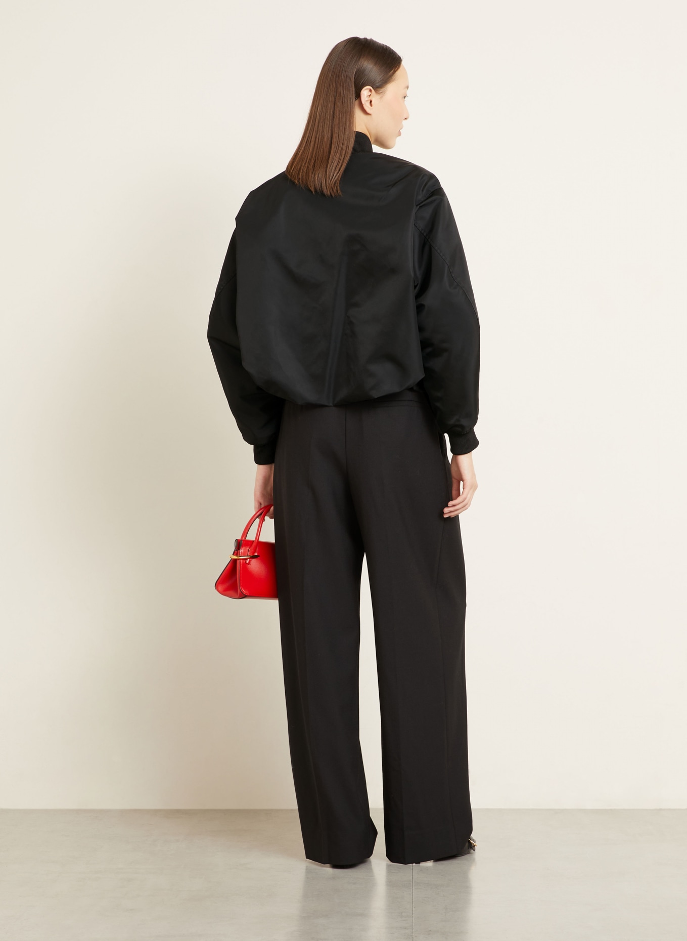 GIVENCHY Kurtka COCOON: CZARNY / POMARAŃCZOWY