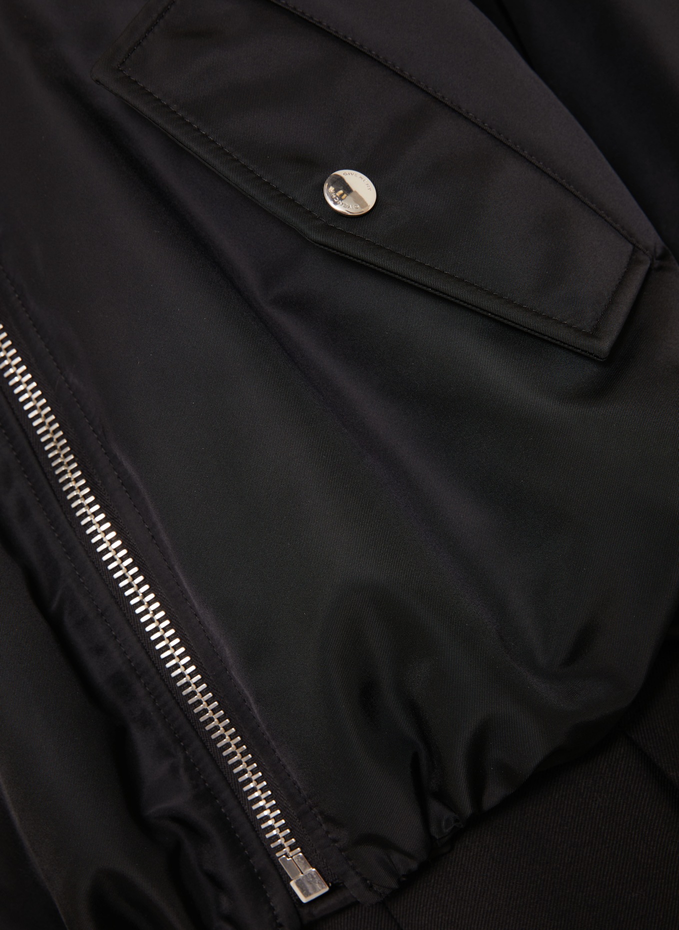 GIVENCHY Kurtka COCOON: CZARNY / POMARAŃCZOWY