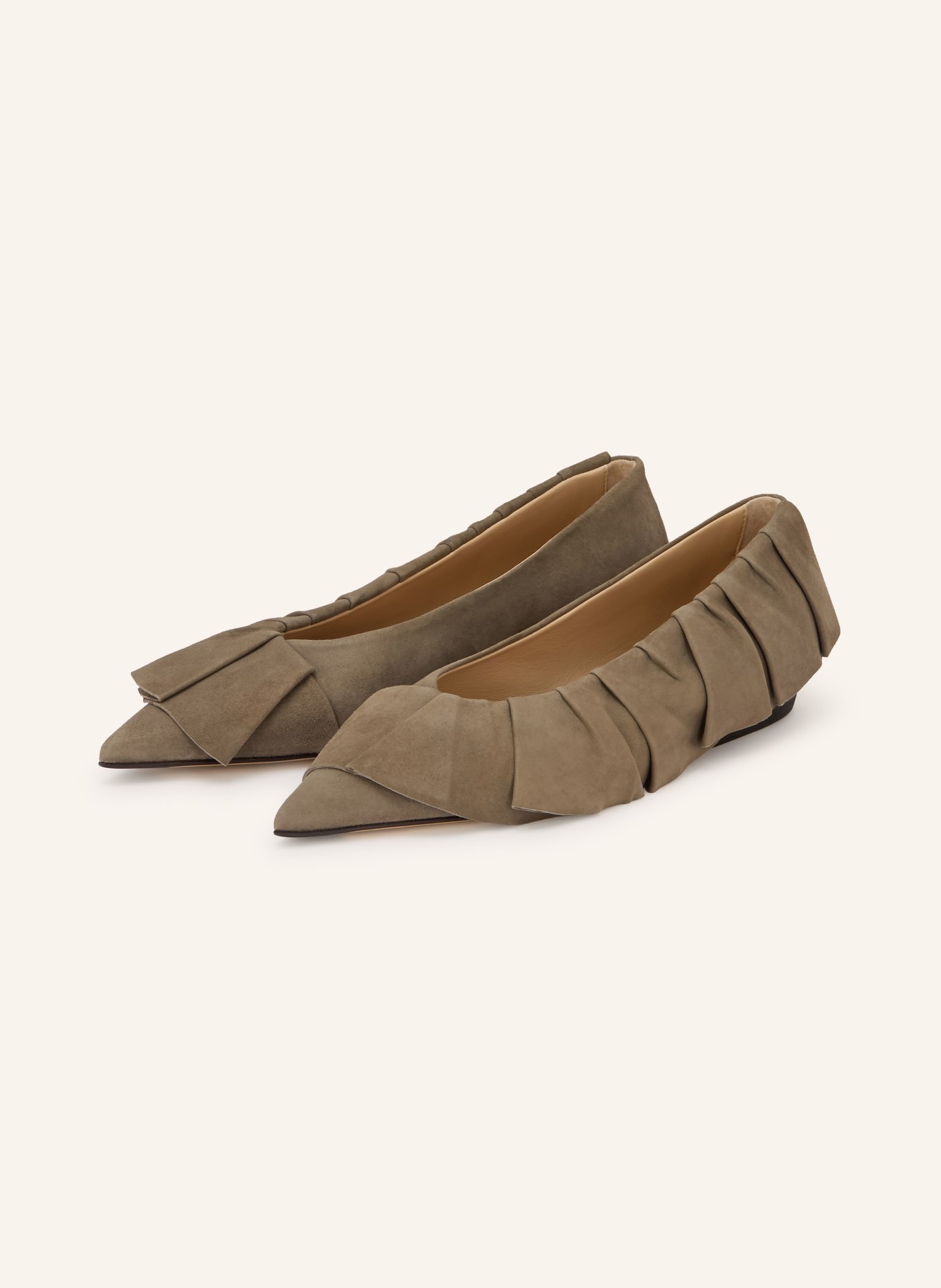 JW ANDERSON Ballerinas: TAUPE