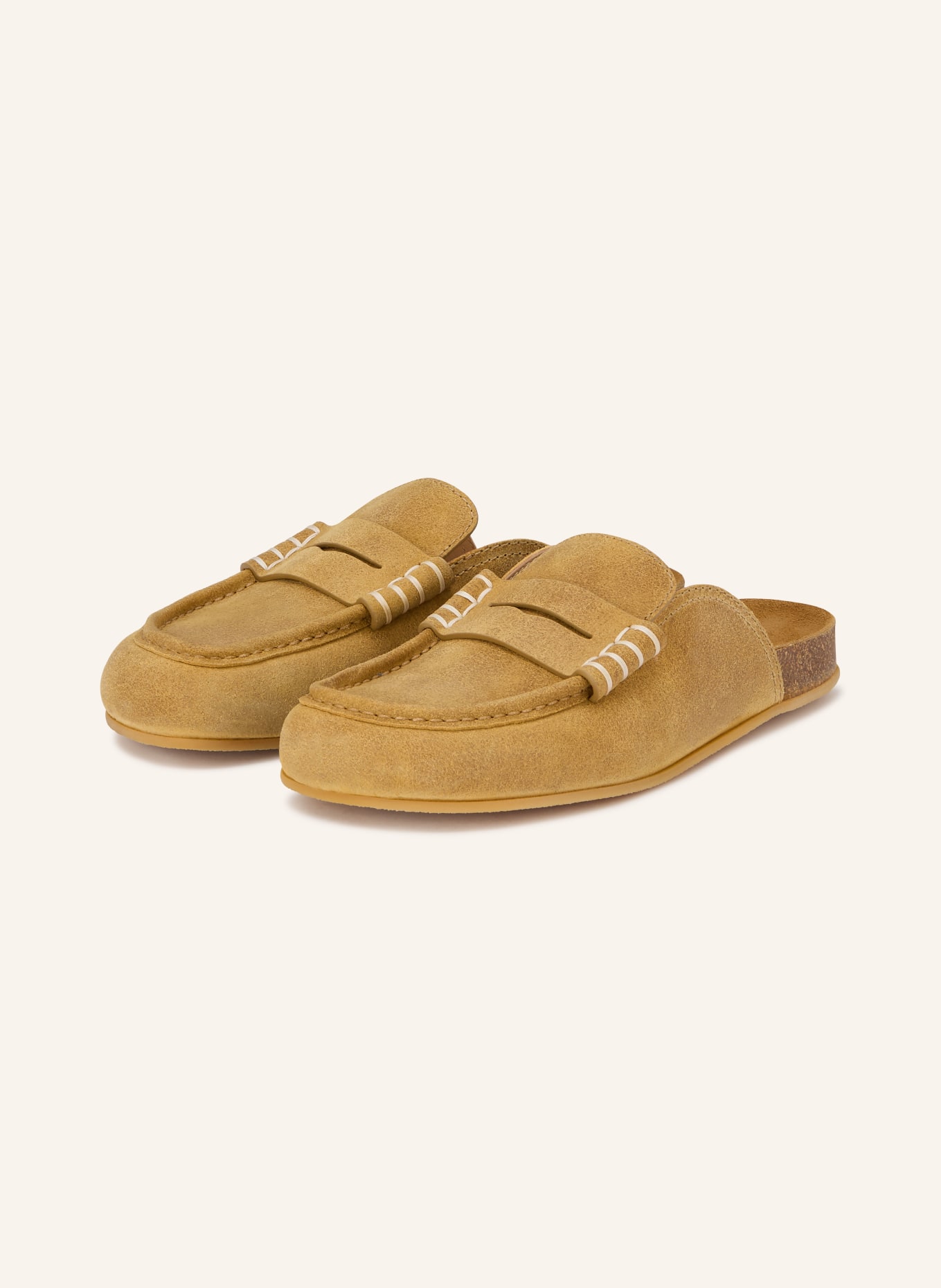 JW ANDERSON mules: CAMEL
