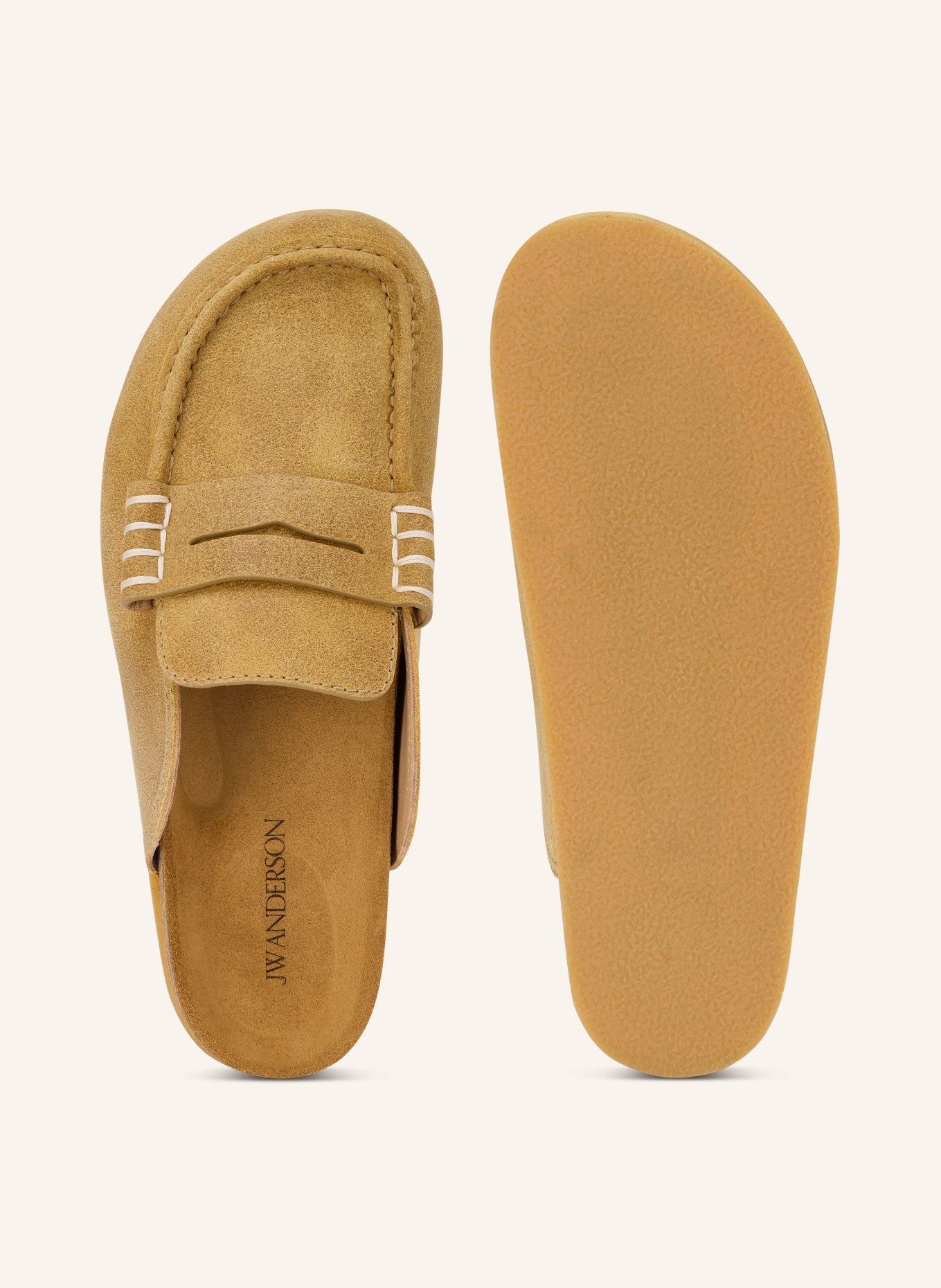 JW ANDERSON mules: CAMEL