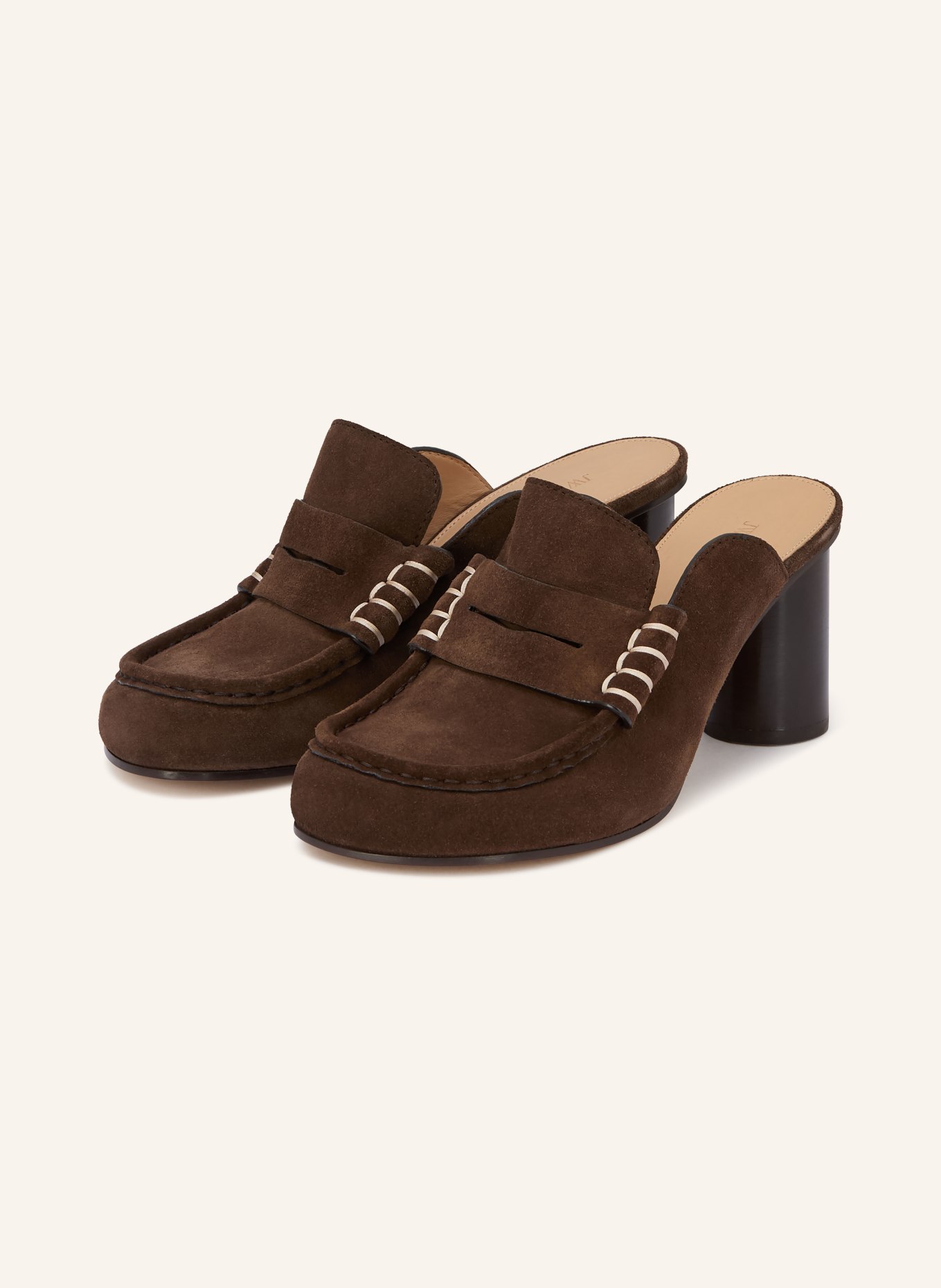 JW ANDERSON Mules: DUNKELBRAUN