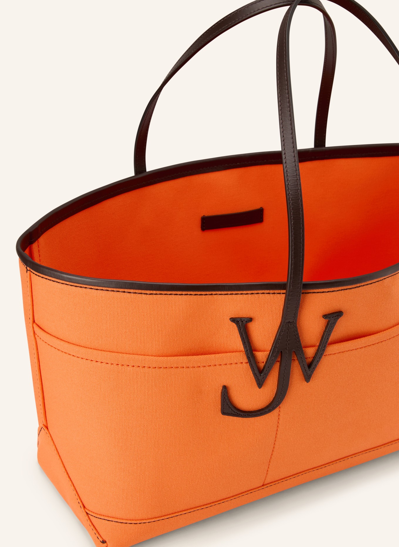 JW ANDERSON Shopper ANCHOR: ORANGE / DUNKELBRAUN