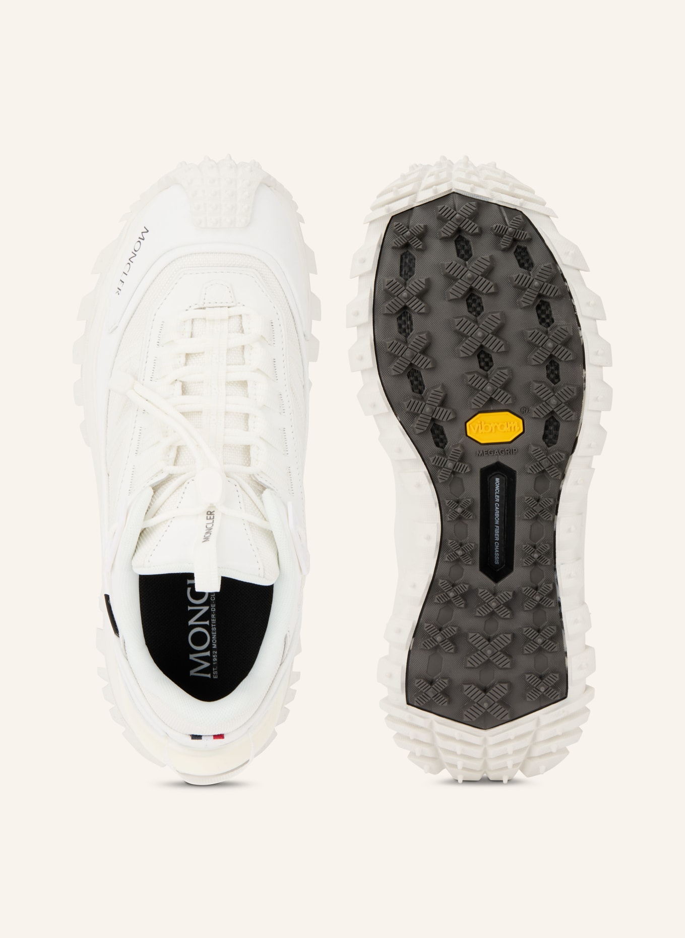 MONCLER Tenisky TRAILGRIP GTX: BÍLÁ