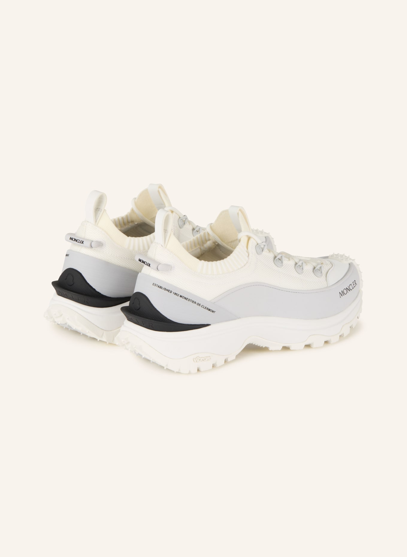 MONCLER Buty sportowe TRAILGRIP LITE3: KREMOWY / SZARY