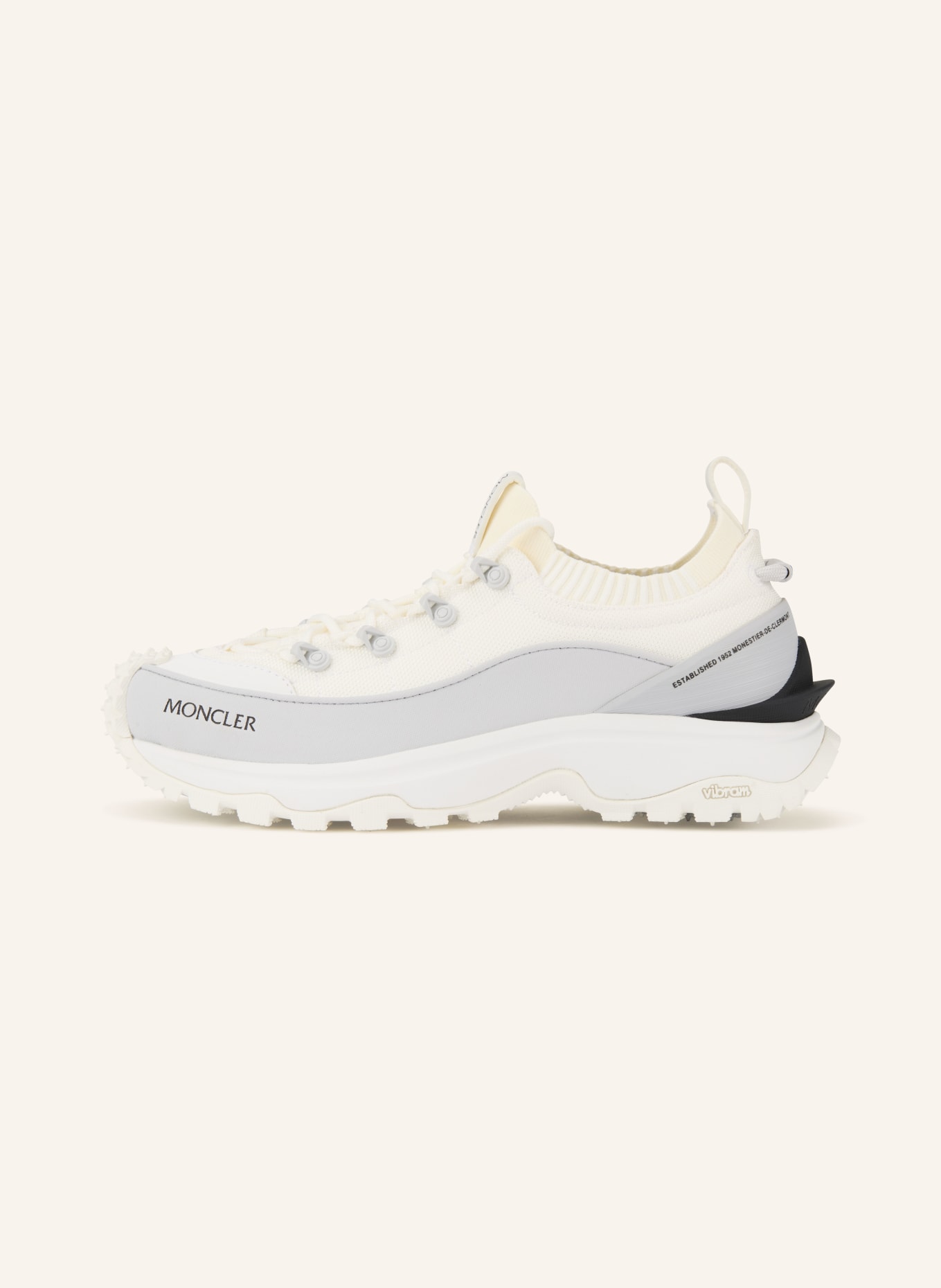 MONCLER Buty sportowe TRAILGRIP LITE3: KREMOWY / SZARY