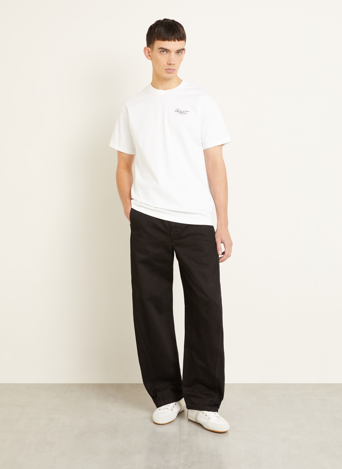 GIVENCHY koszulka: BIAŁY / CZARNY