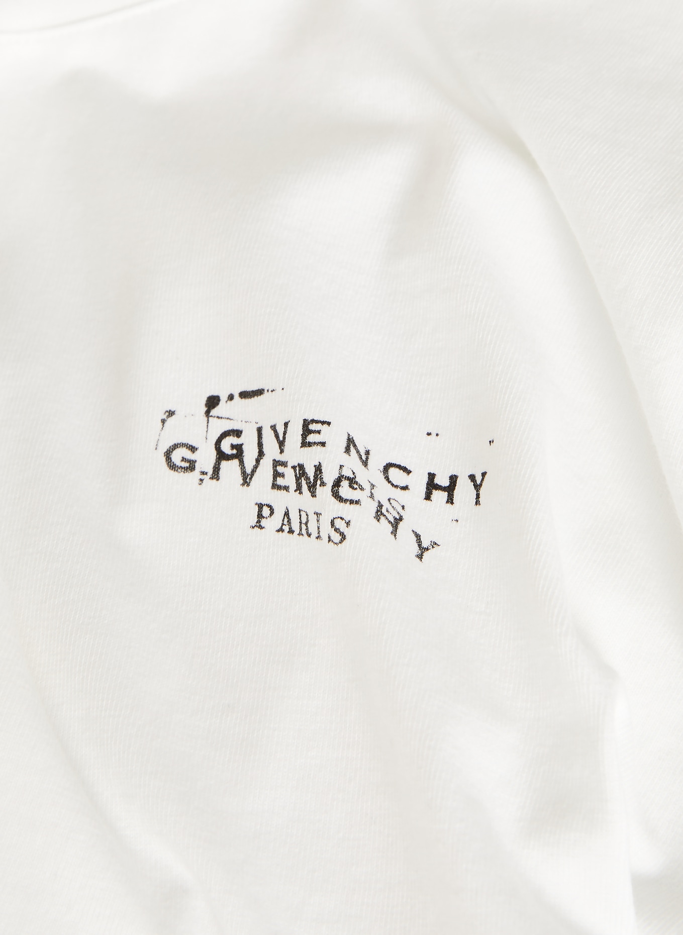 GIVENCHY koszulka: BIAŁY / CZARNY