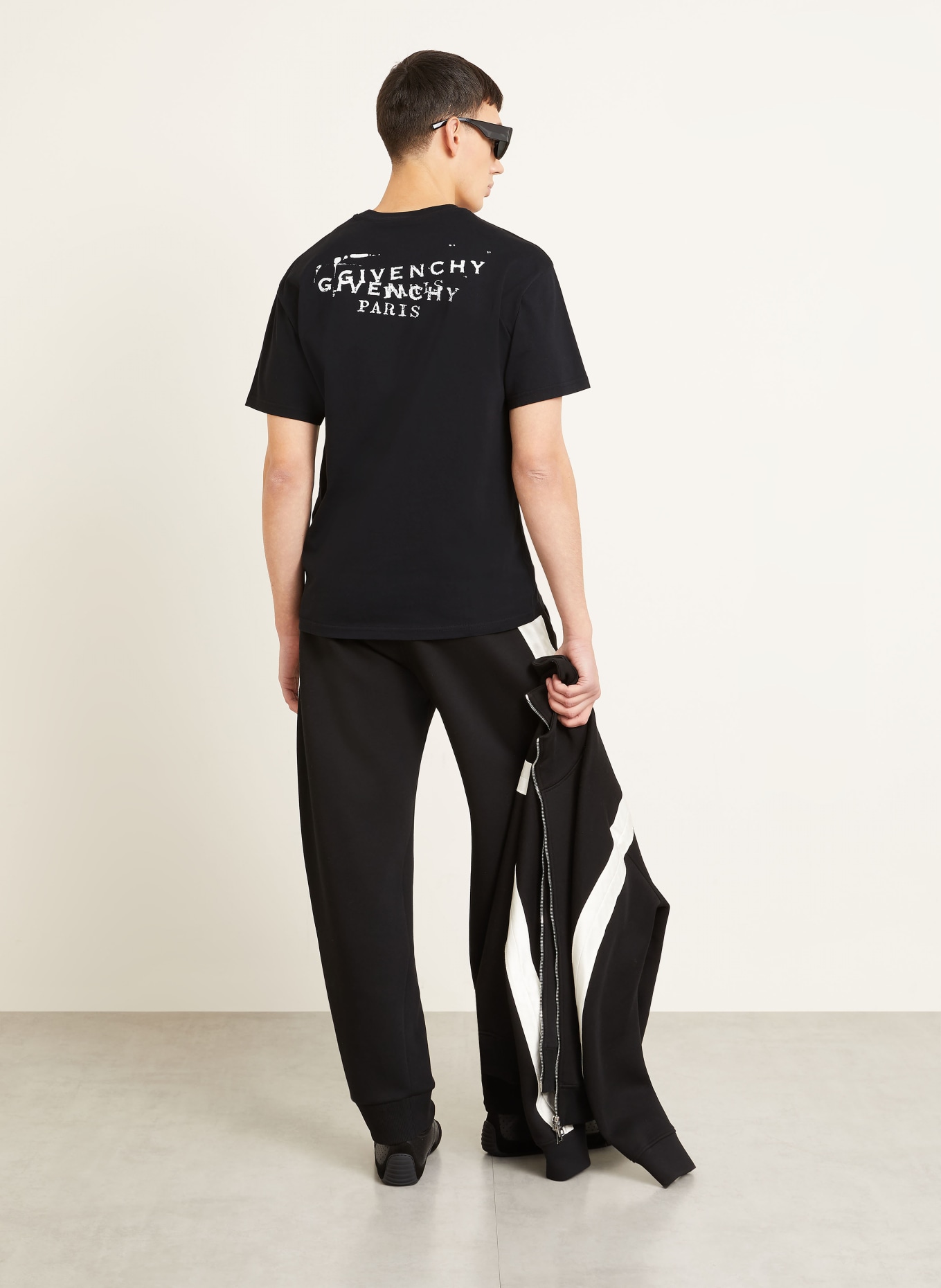 GIVENCHY tričko: ČERNÁ / BÍLÁ