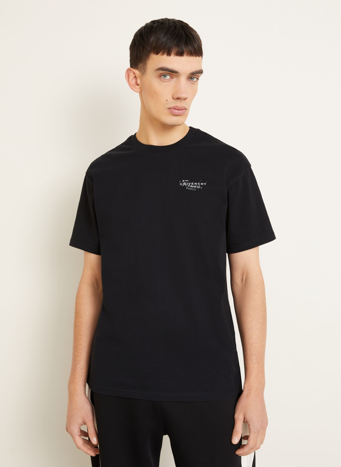 GIVENCHY tričko: ČERNÁ / BÍLÁ