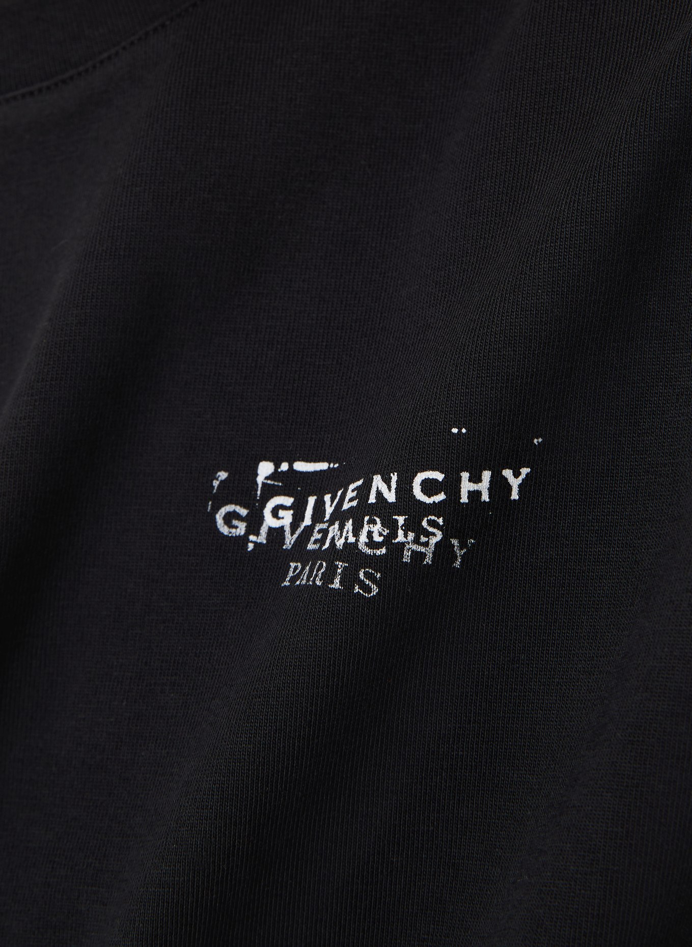 GIVENCHY tričko: ČERNÁ / BÍLÁ