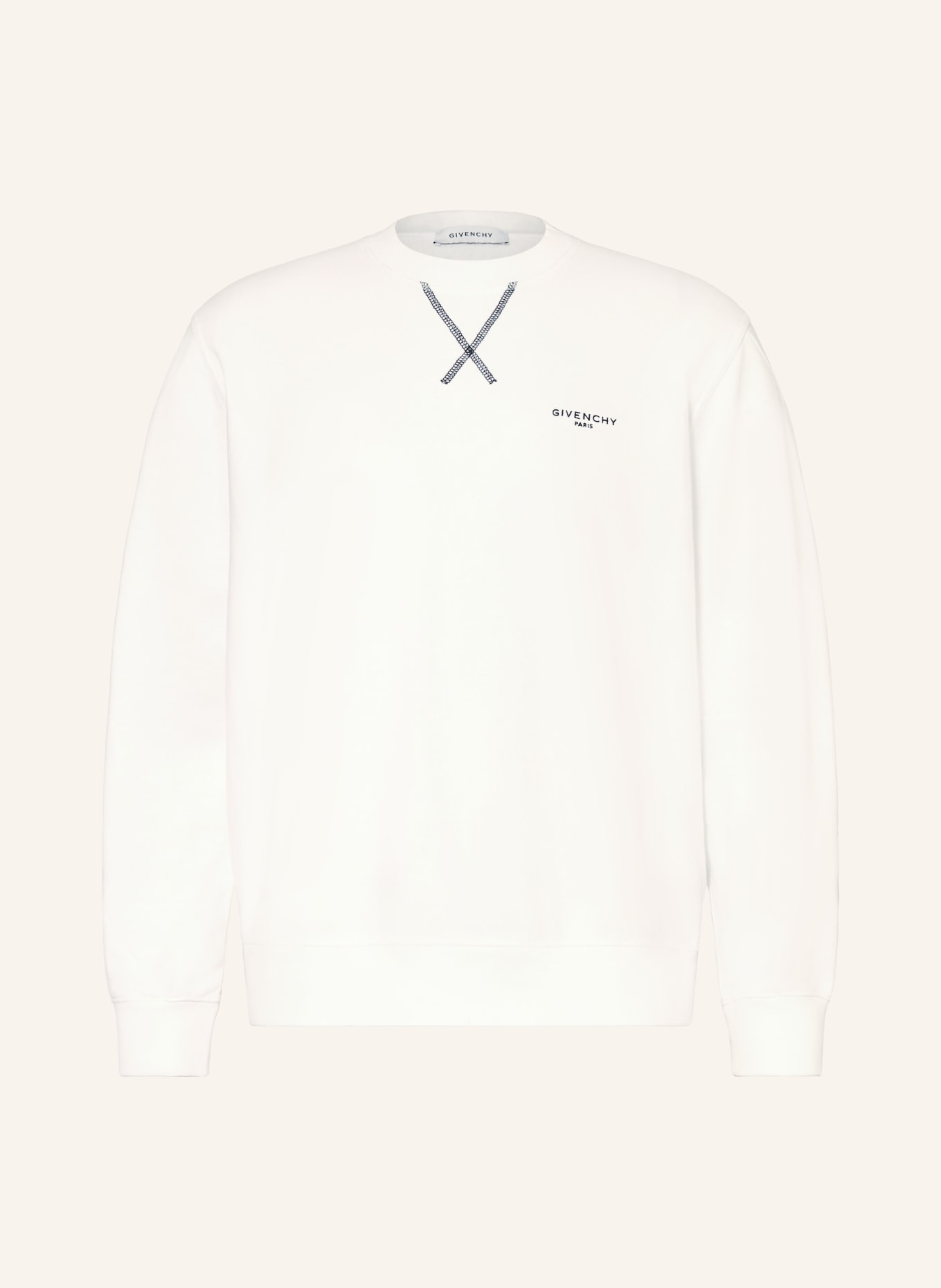 GIVENCHY sweatshirt: WHITE / BLACK