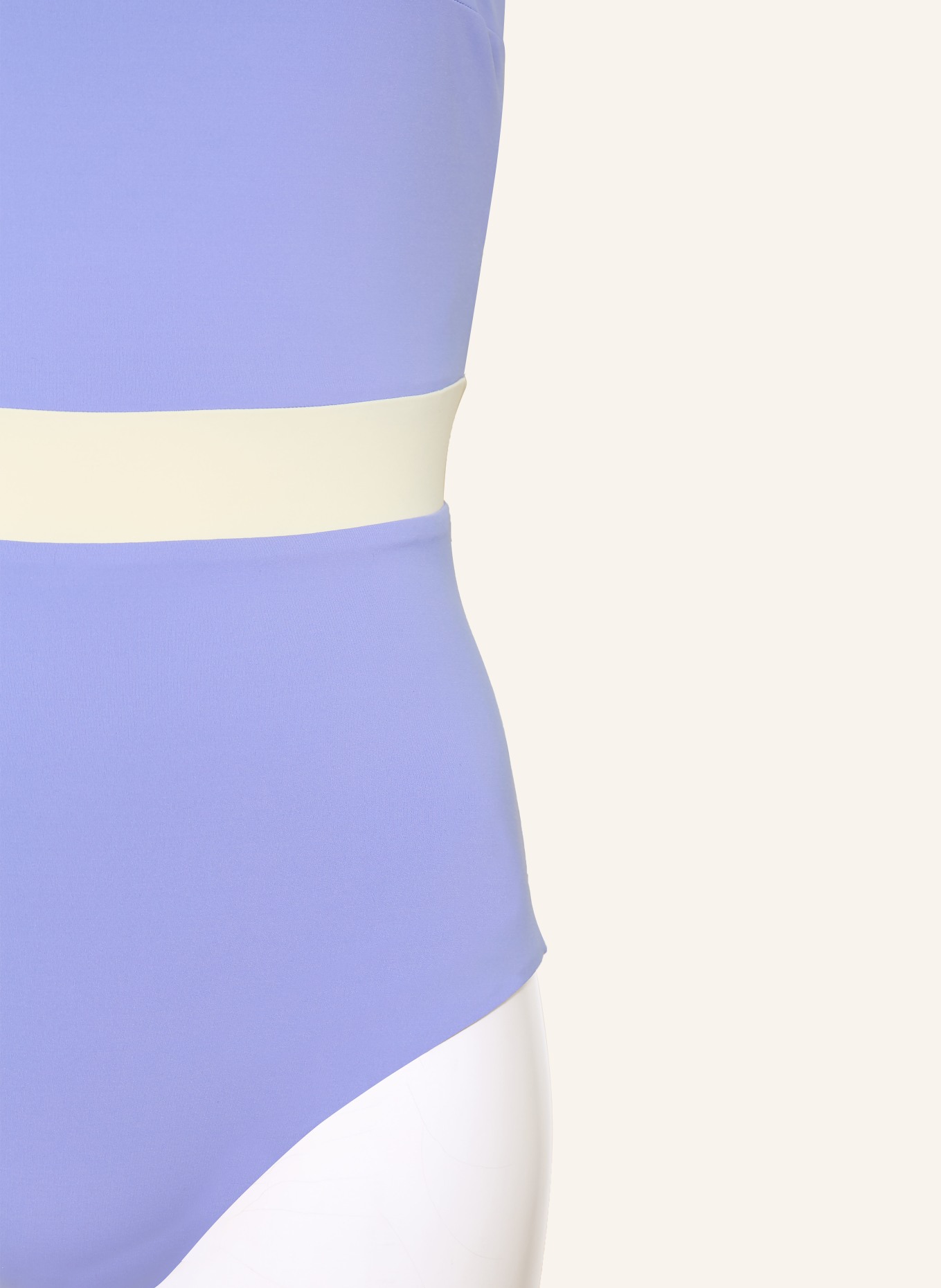 MYMARINI Plavky EASYSUIT s UV ochranou 50+: SVĚTLE FIALOVÁ / TMAVĚ HNĚDÁ / KRÉMOVÁ