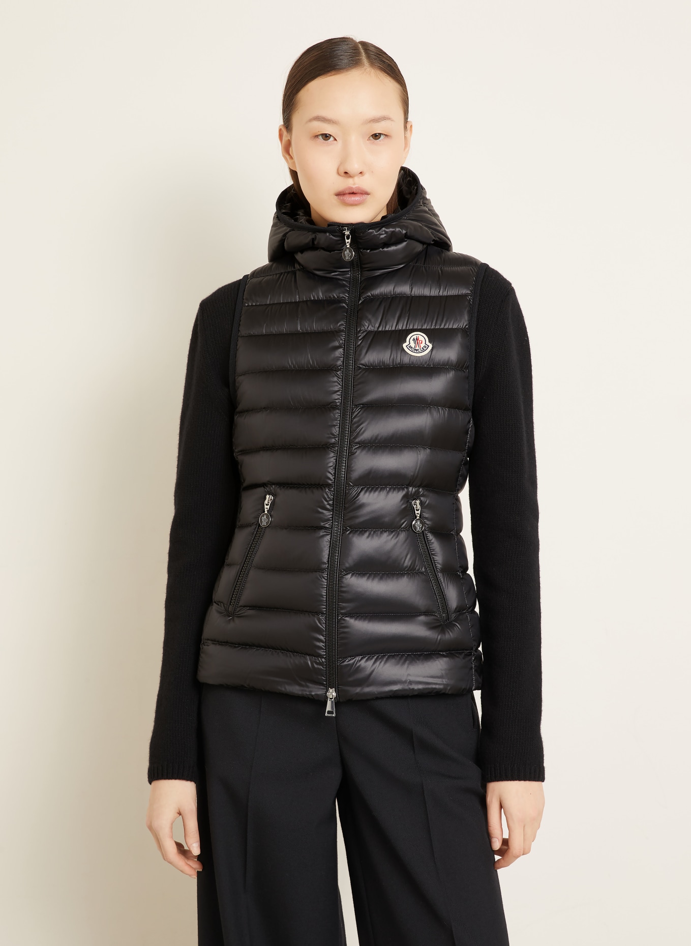 MONCLER Daunenweste GLYGOSSE: SCHWARZ