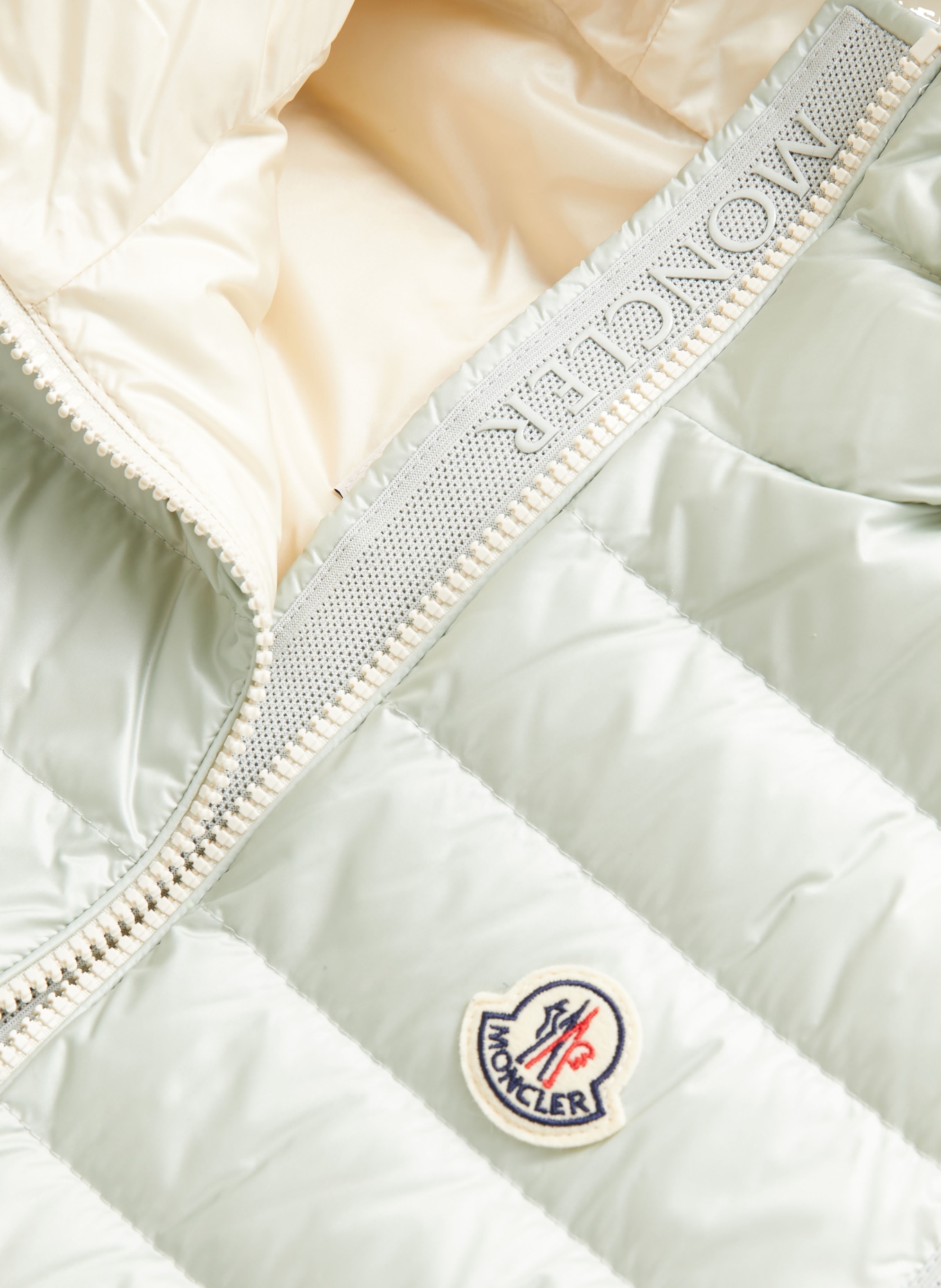 MONCLER Daunenweste GLYGOSSE: HELLGRÜN