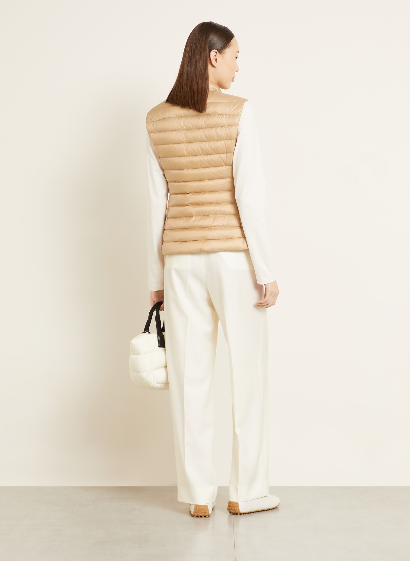 MONCLER Gilet en duvet IGENS: CHAMEAU