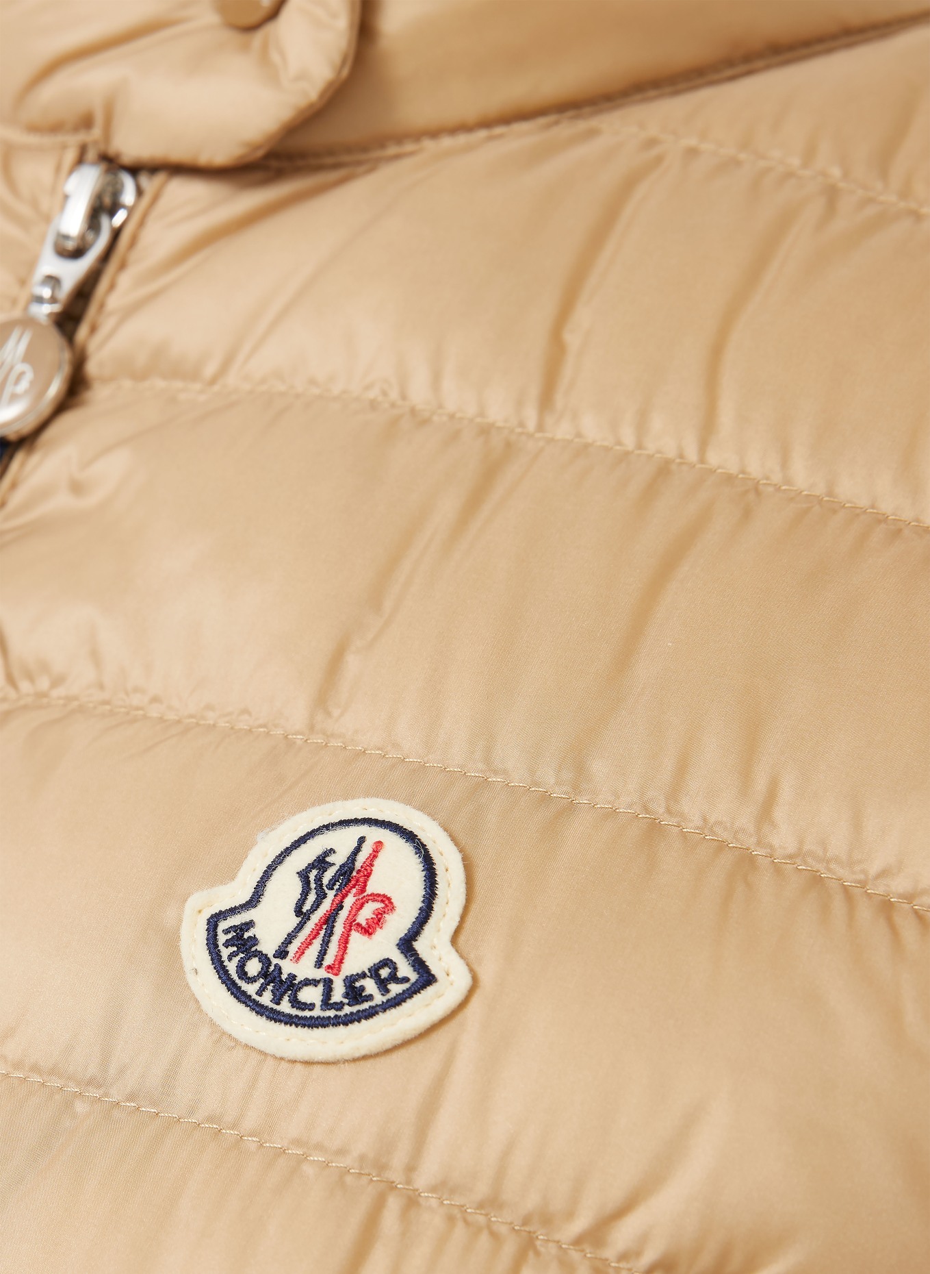 MONCLER Gilet en duvet IGENS: CHAMEAU