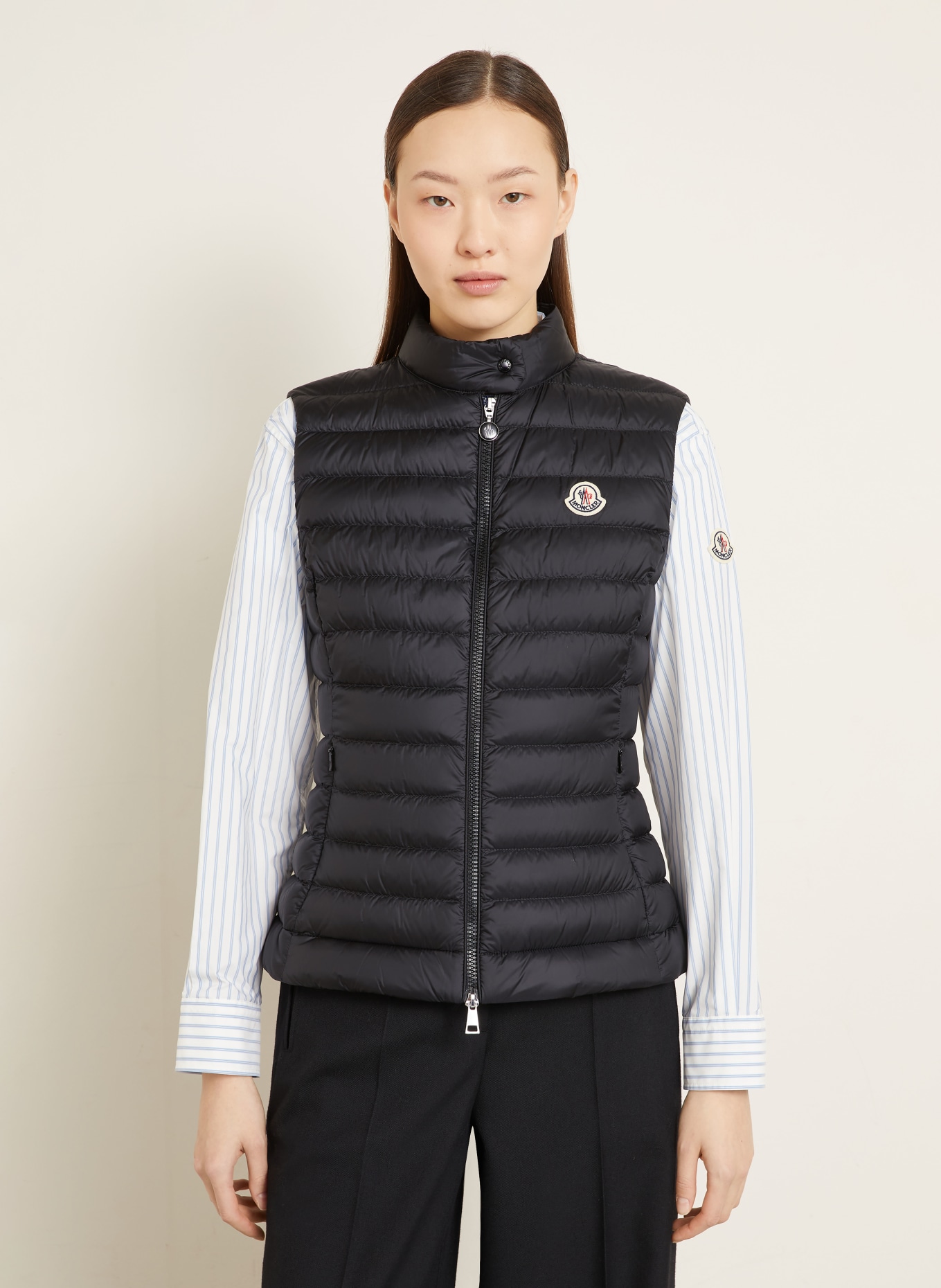 MONCLER Daunenweste IGENS: SCHWARZ