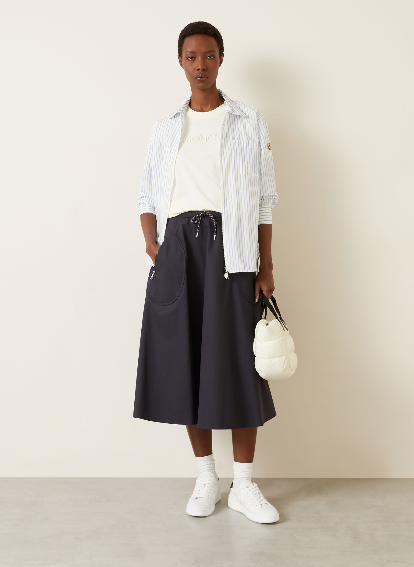 MONCLER T-Shirt: CREME