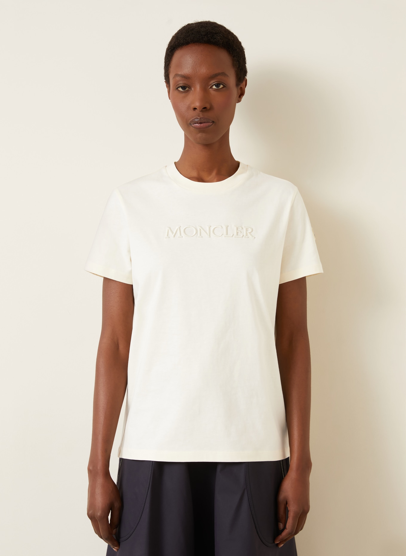 MONCLER T-Shirt: CREME