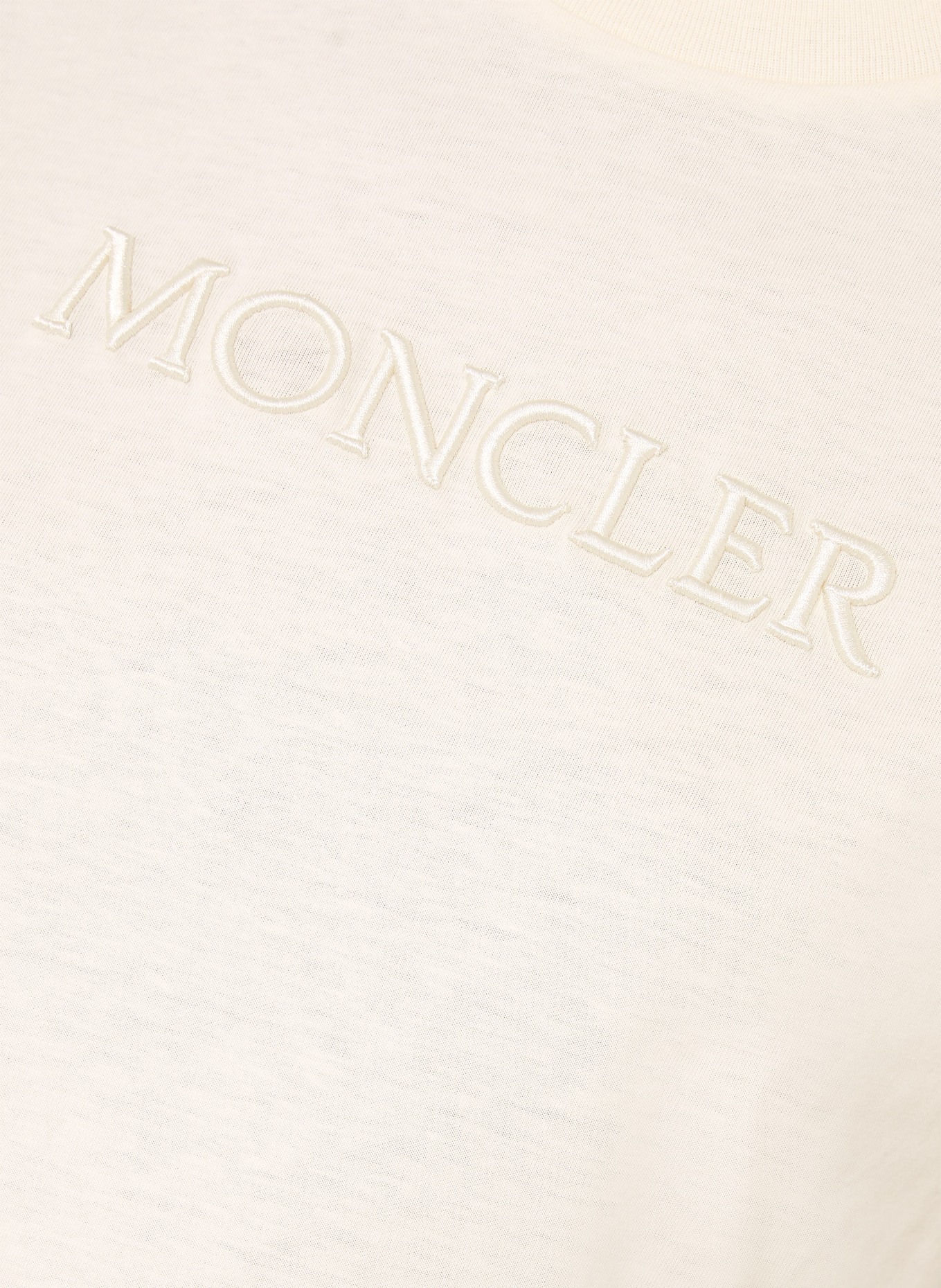 MONCLER koszulka: KREMOWY