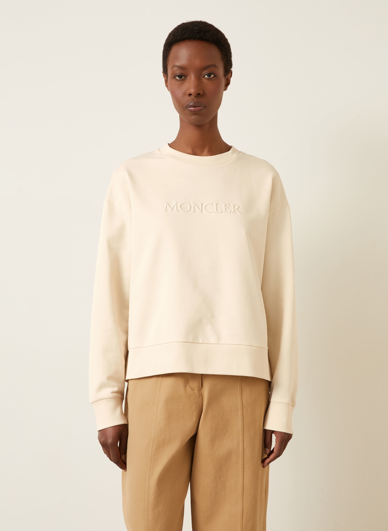 MONCLER sweatshirt: BEIGE