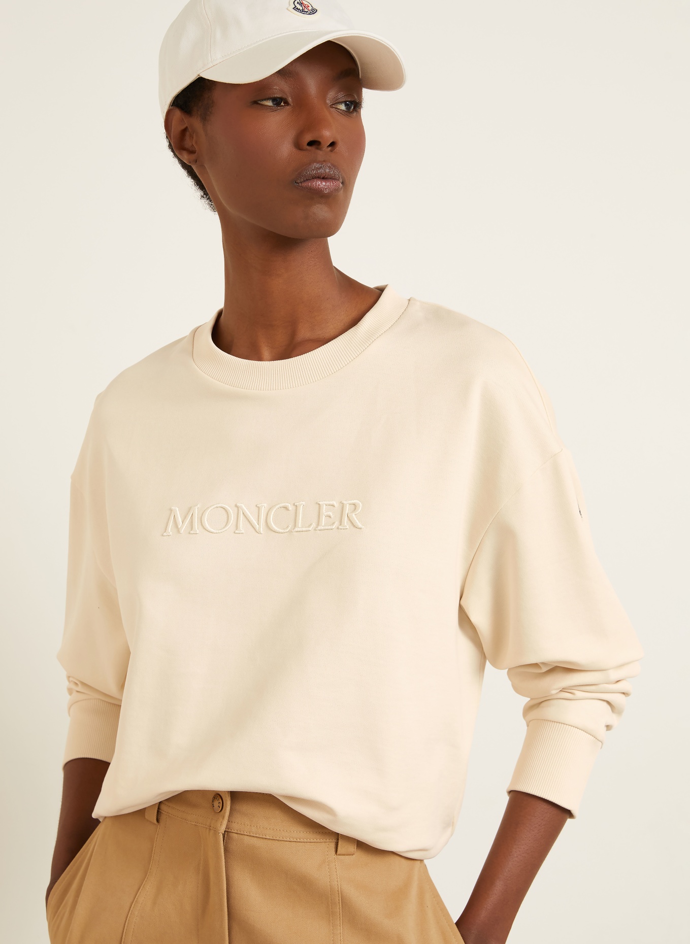 MONCLER sweatshirt: BEIGE