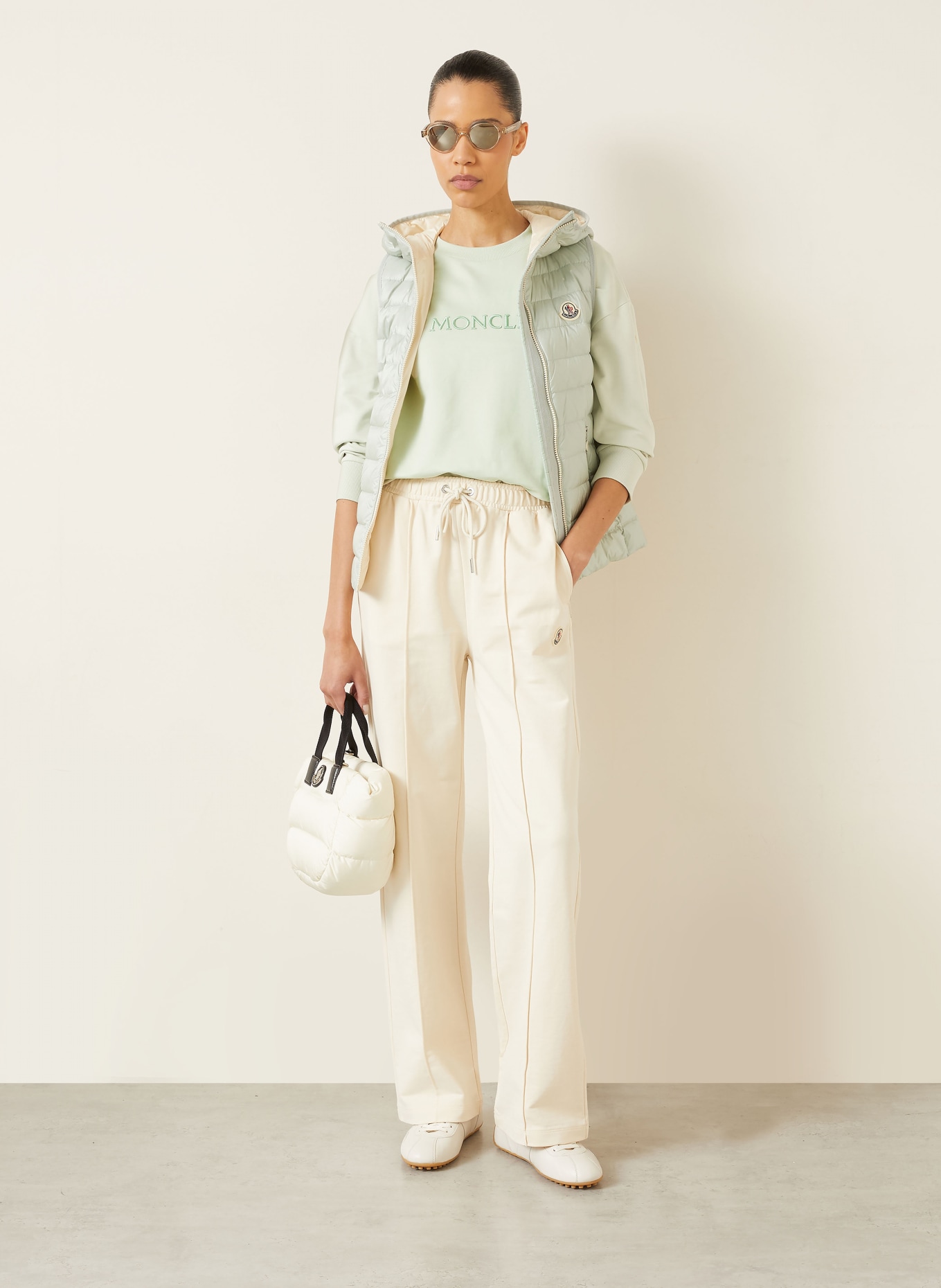 MONCLER mikina: SVĚTLE ZELENÁ