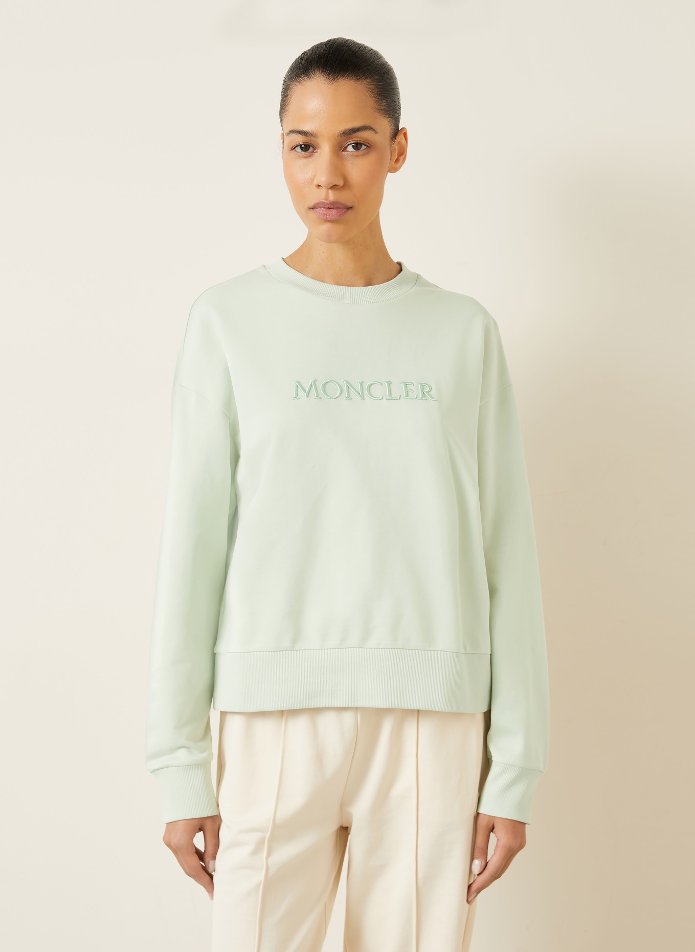 MONCLER mikina: SVĚTLE ZELENÁ