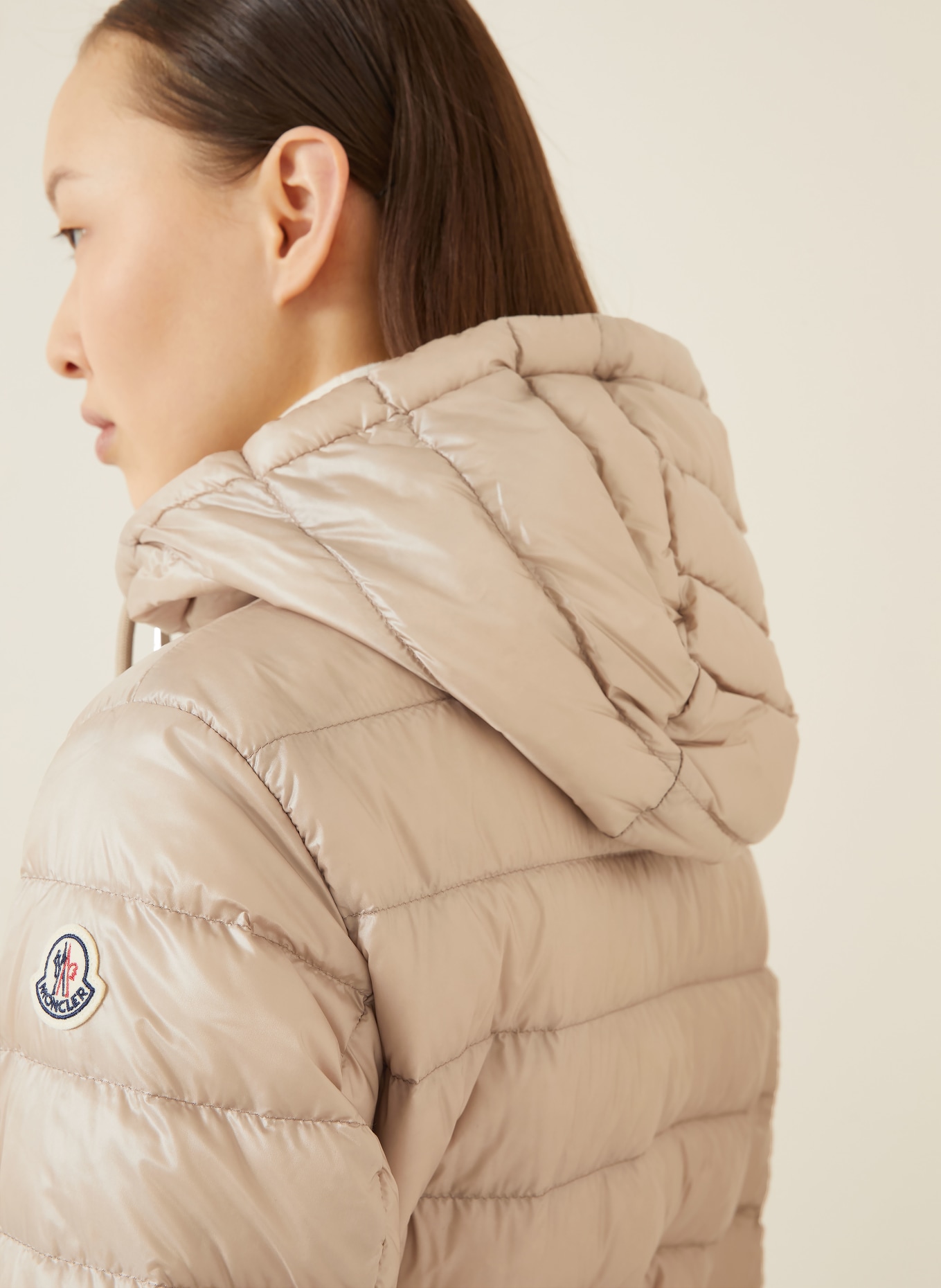 MONCLER Lightweight-Daunenmantel JASMIN: BEIGE