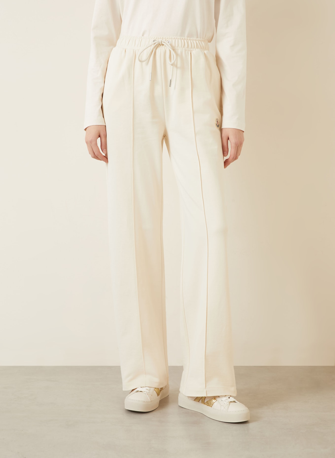 MONCLER sweatpants: ECRU