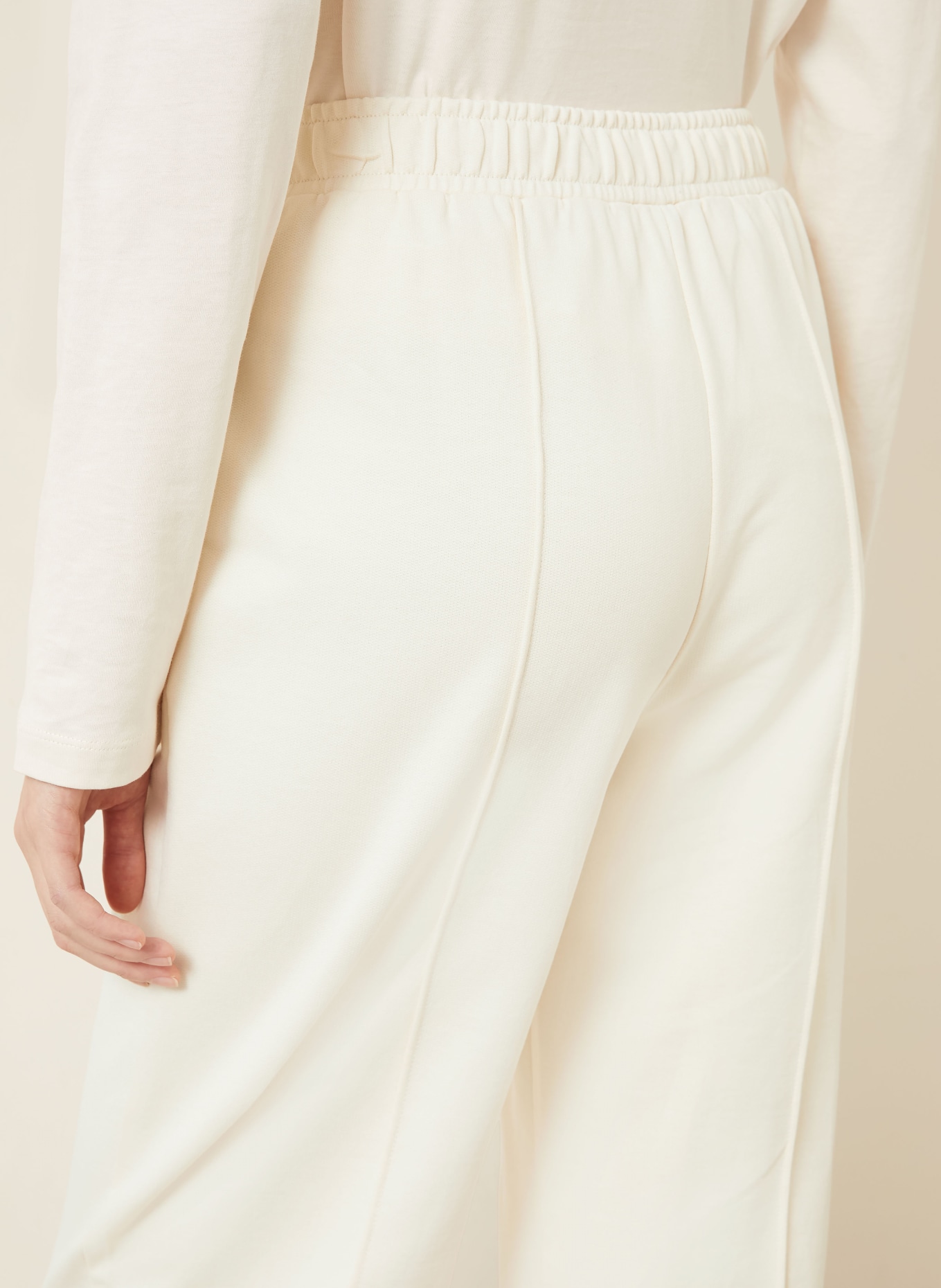 MONCLER sweatpants: ECRU