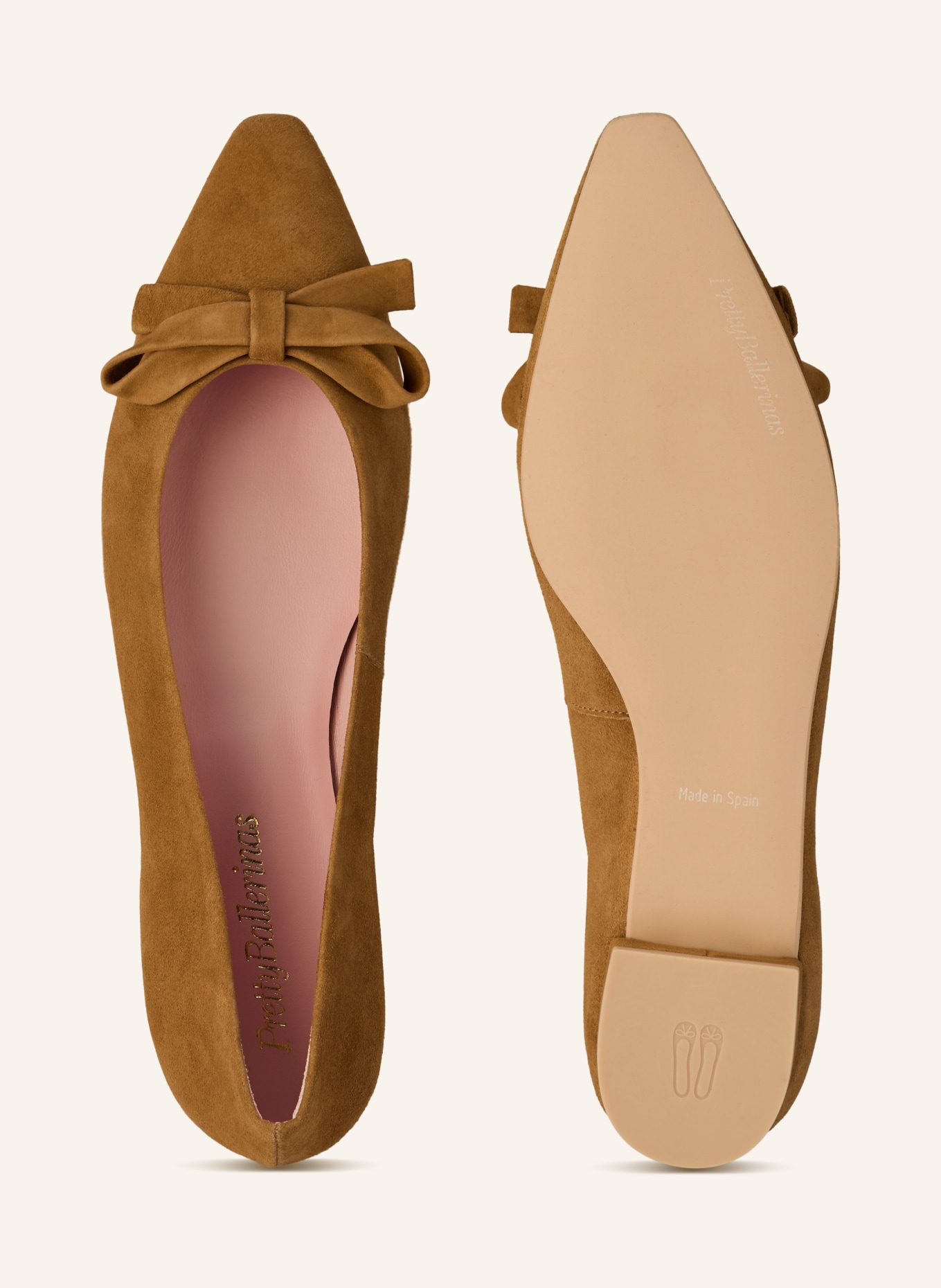 Pretty Ballerinas ANGELIS ballerina flats: CAMEL