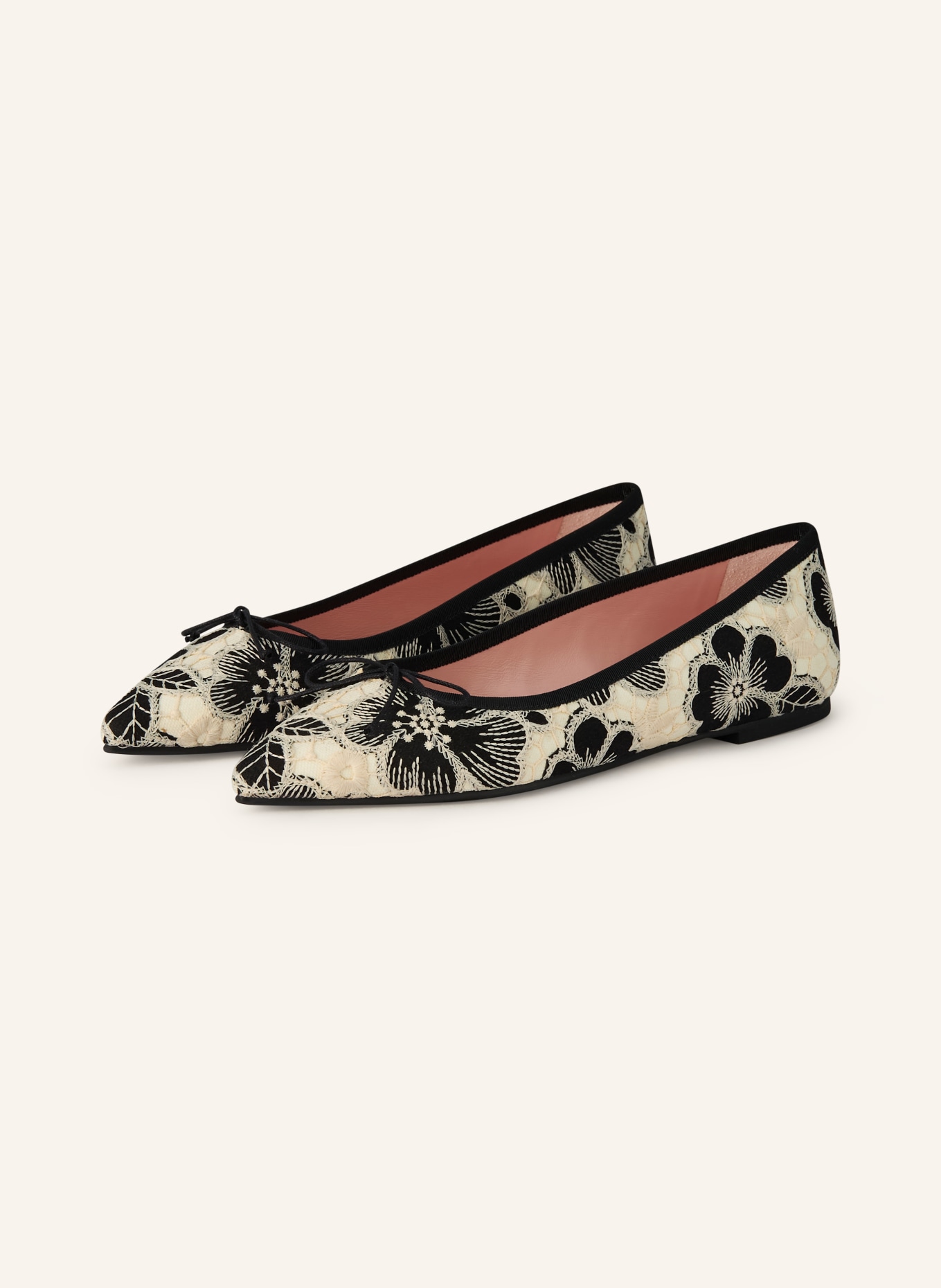 Pretty Ballerinas Ballerina flats FIELD: ECRU / BLACK