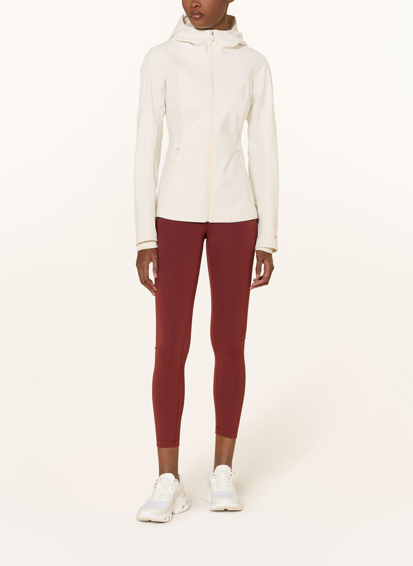 lululemon Jacke CROSS CHILL PERFORMANCE: CREME