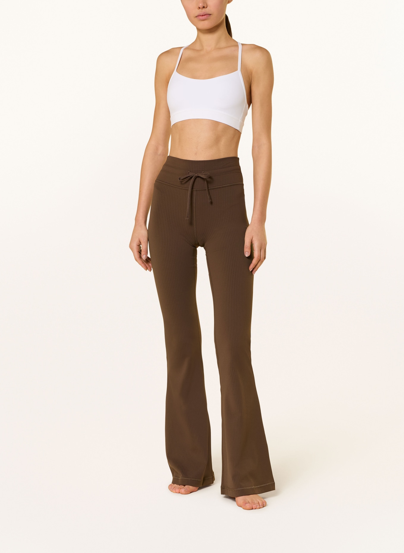 lululemon Rajstopy GROOVE ULTRA: BRĄZOWY