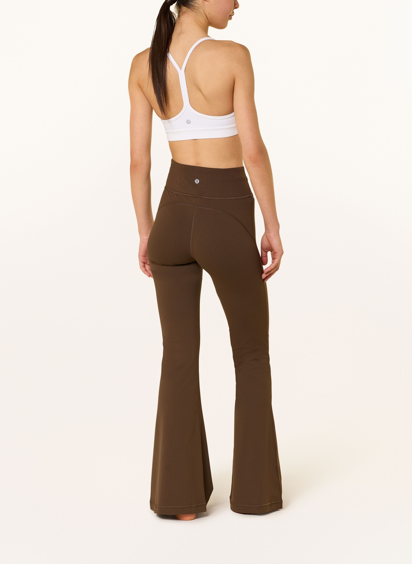 lululemon Rajstopy GROOVE ULTRA: BRĄZOWY