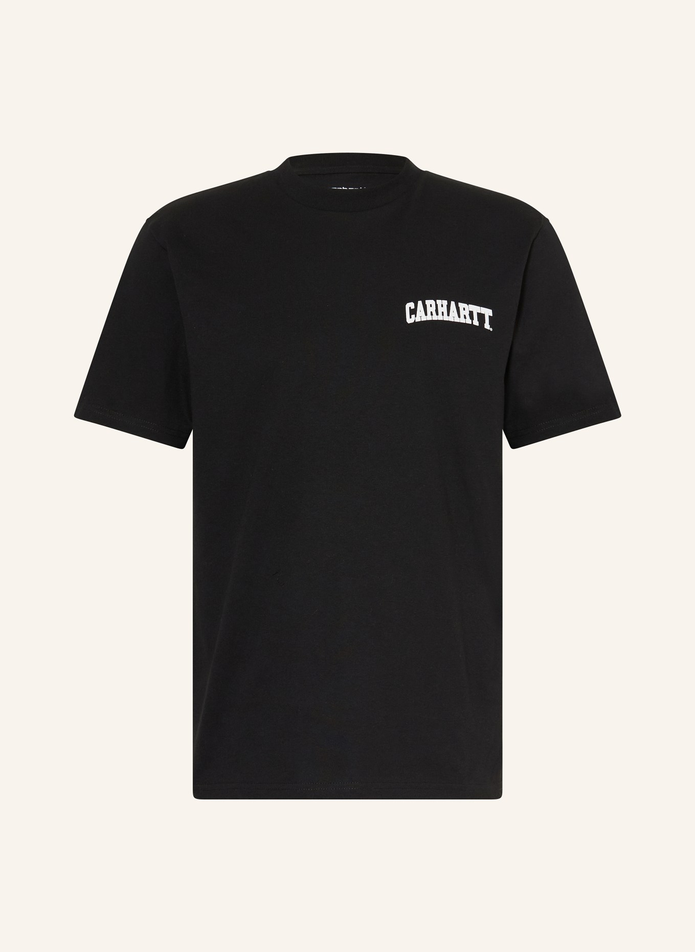 carhartt WIP Tričko UNIVERSITY SCRIPT: ČERNÁ