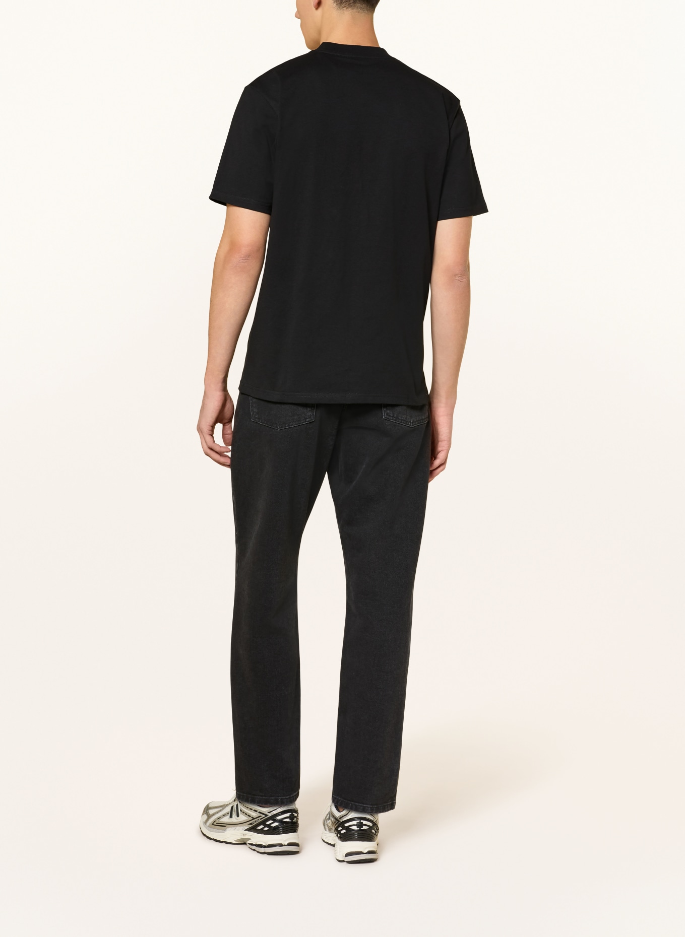 carhartt WIP Tričko UNIVERSITY SCRIPT: ČERNÁ