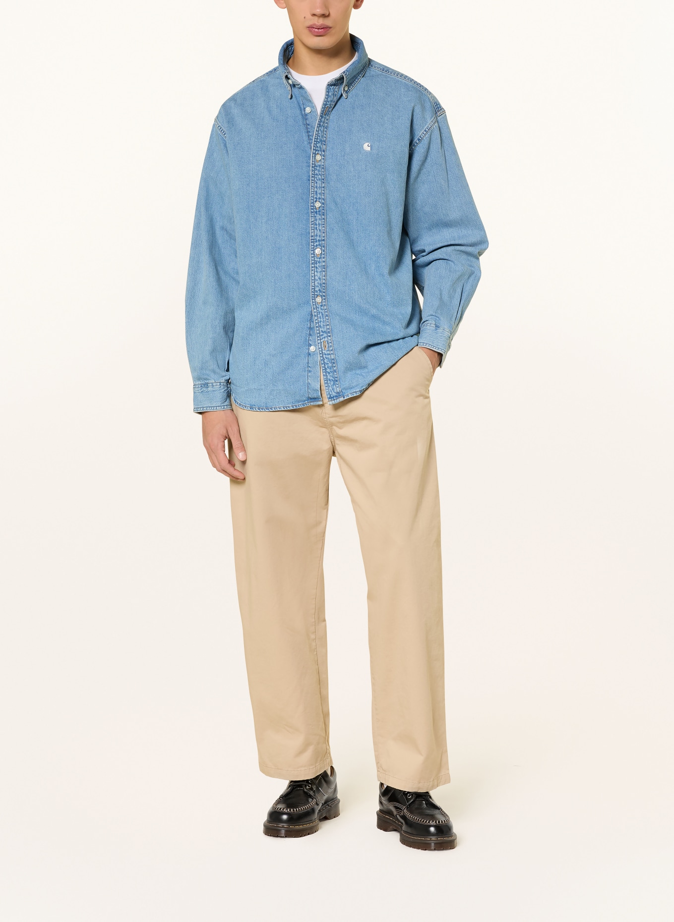 carhartt WIP Jeanshemd LUCAS Comfort Fit: HELLBLAU