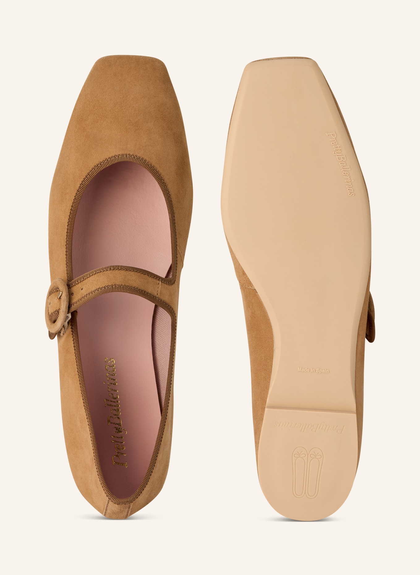 Pretty Ballerinas Baleriny Mary Jane ANGELIS: CAMELOWY