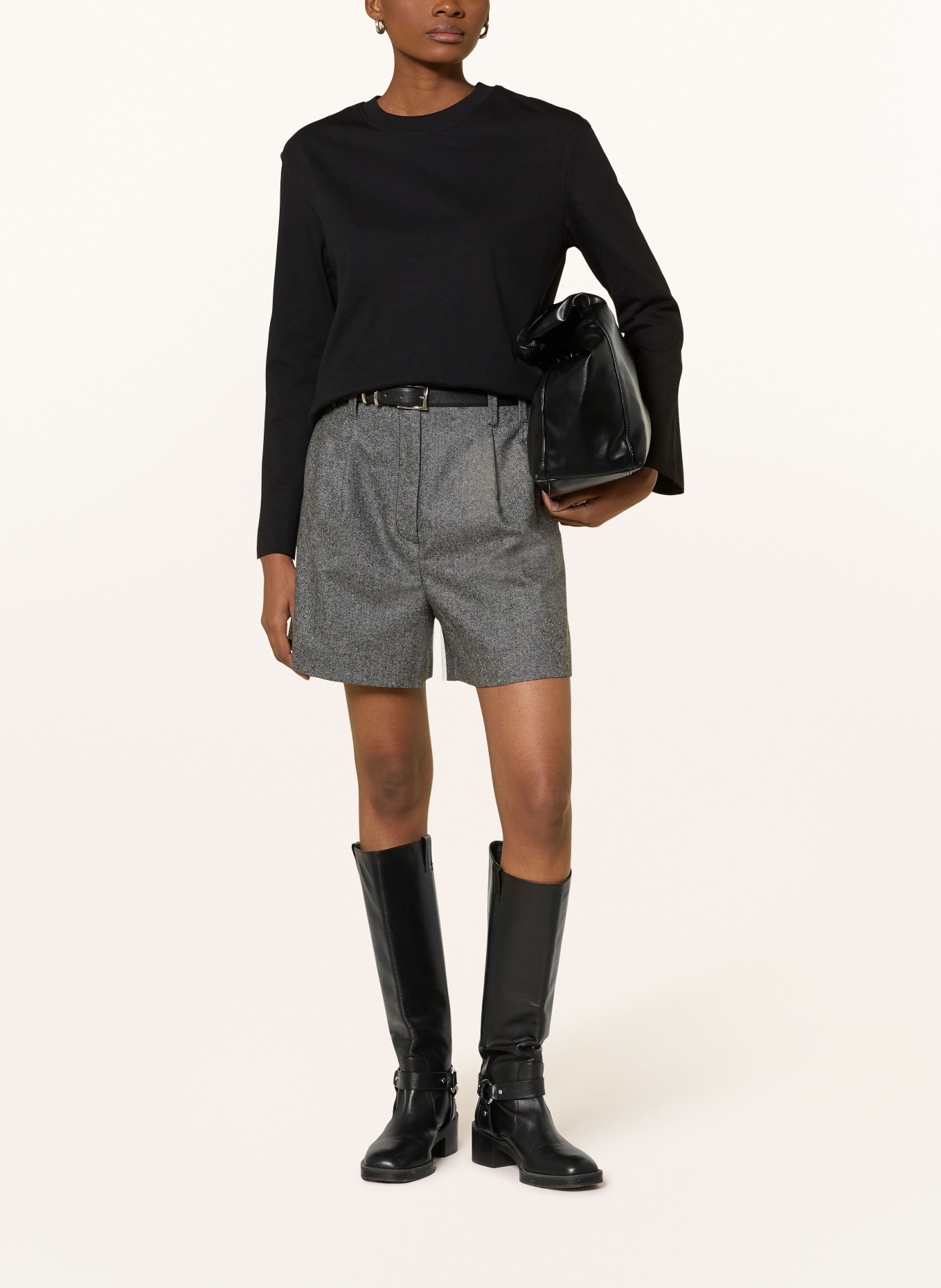 SELECTED Femme Longsleeve: SCHWARZ