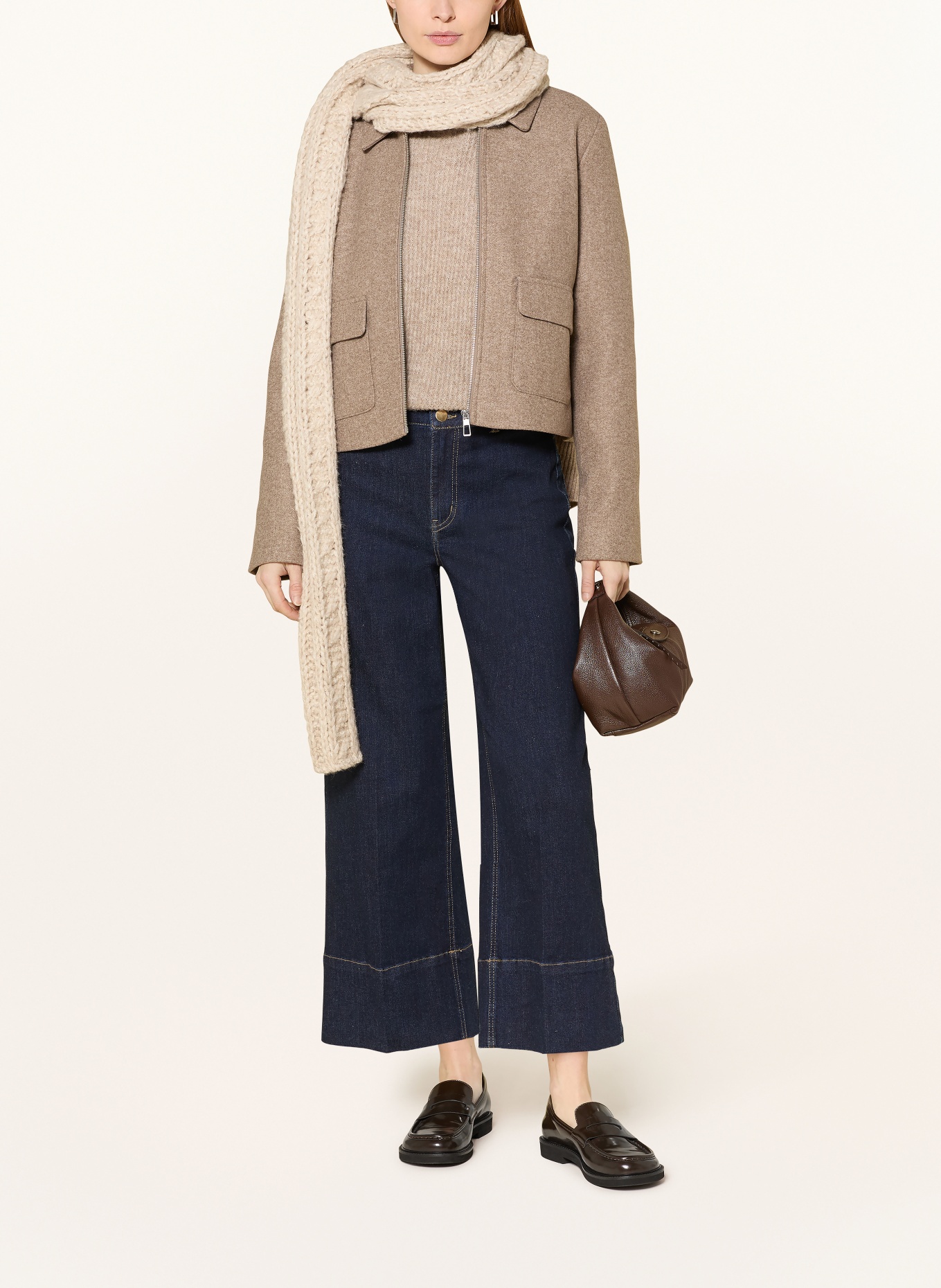 ONLY Cropped jeans: DARK BLUE DENIM