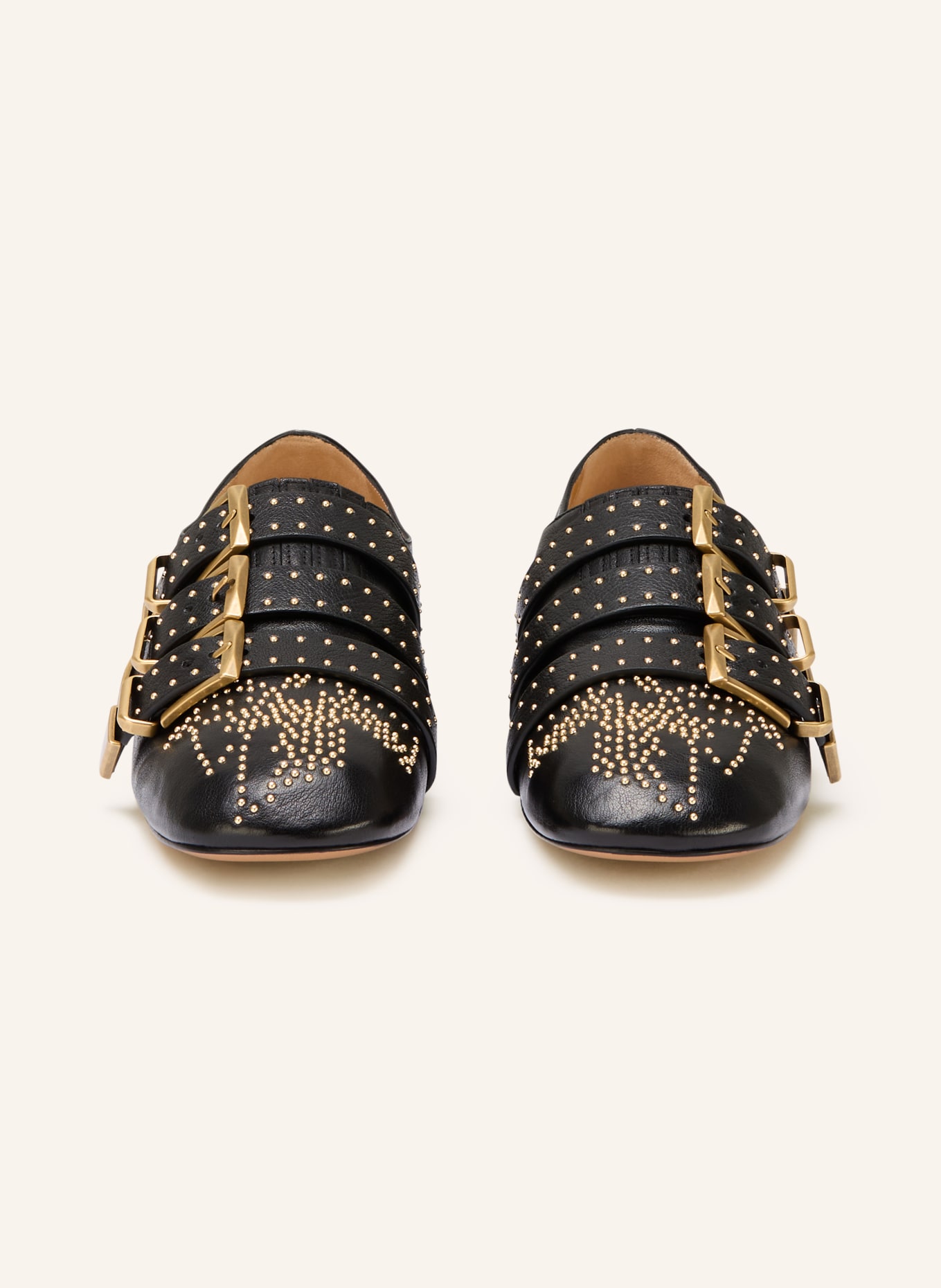 Chloé Ballerinas SUSAN mit Nieten: 001 BLACK