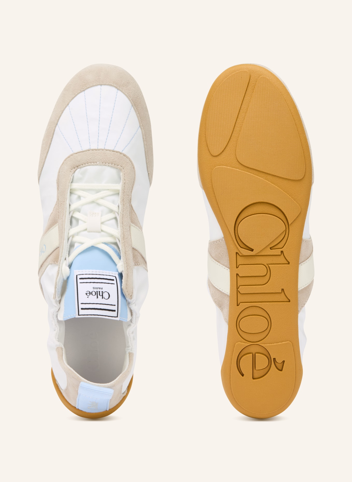 Chloé Sneakersy CHLOÉ KICK: 406 Dreamy Blue