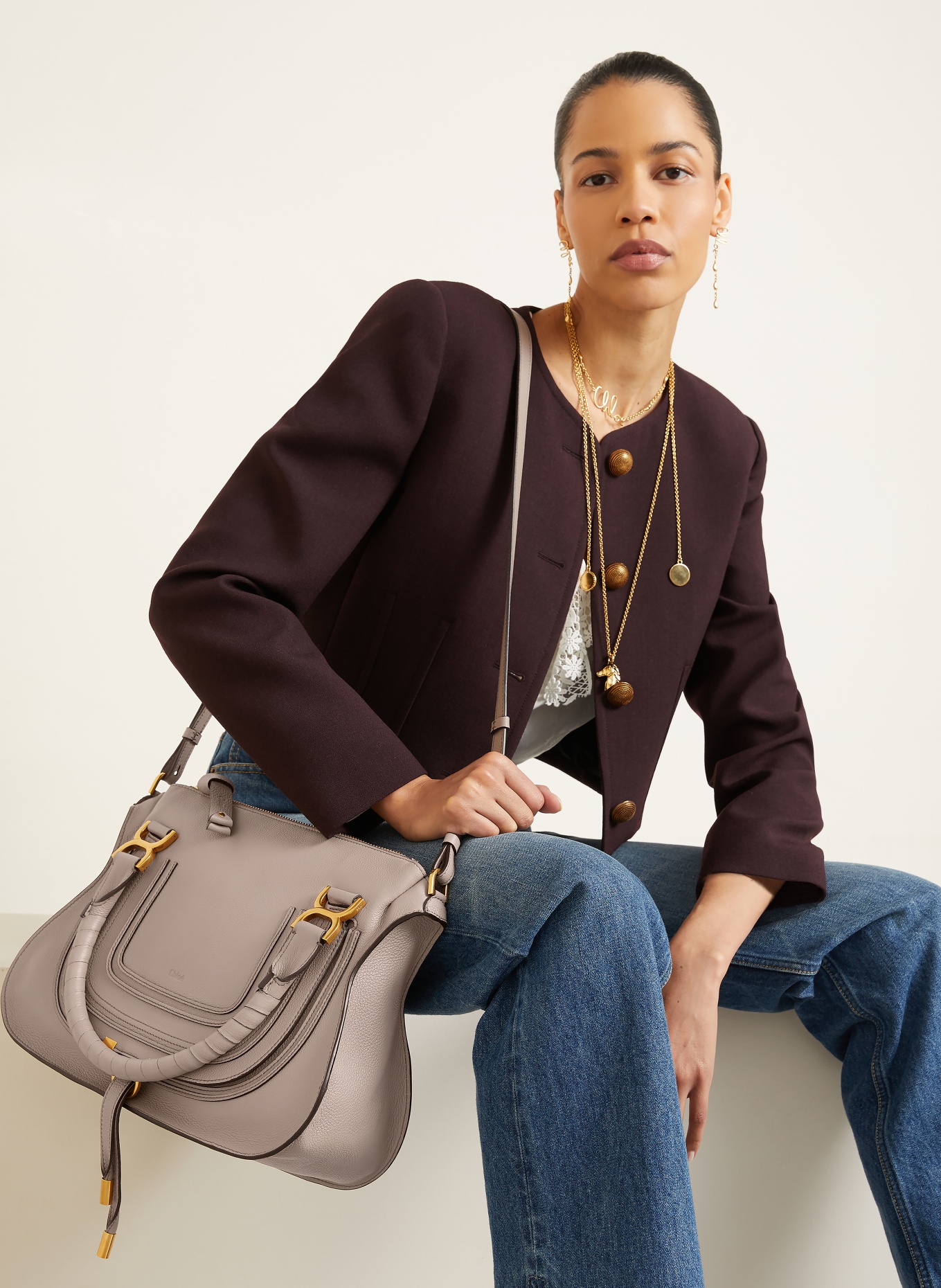 Chloé Handtasche MARCIE: Twilight Purple