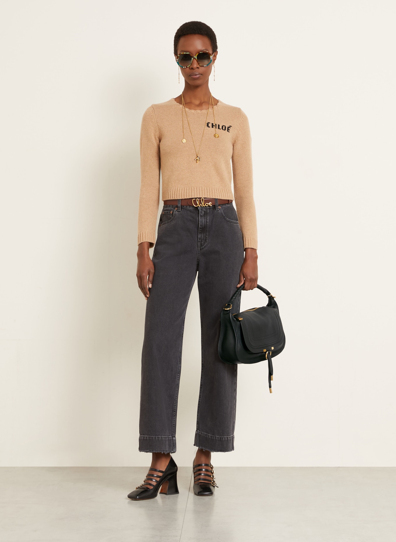 Chloé MARCIE handbag: BLACK