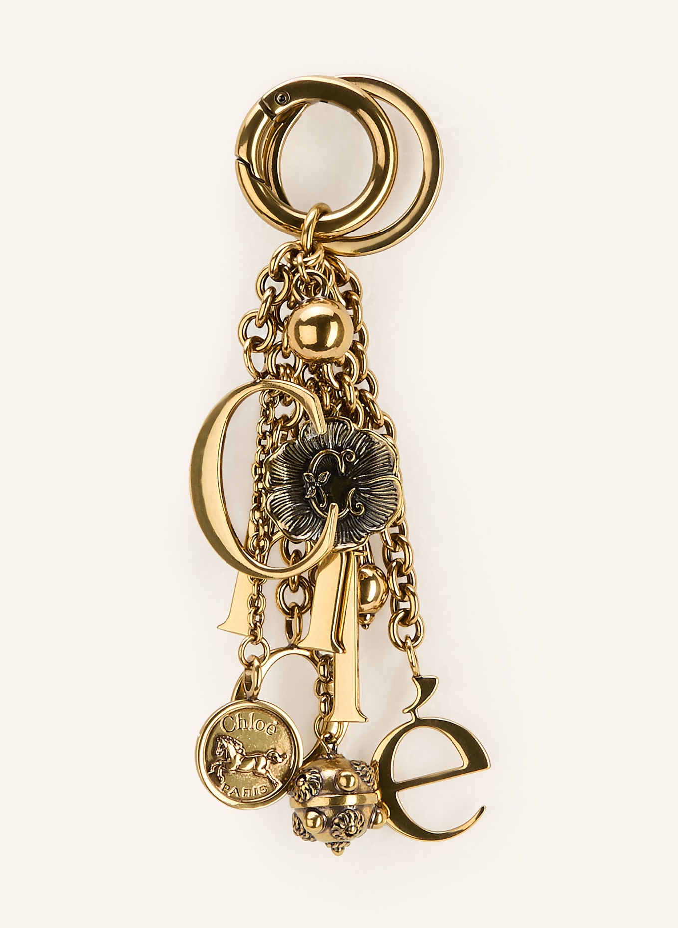 Chloé přívěsek na tašku: GOLDEN BROWN